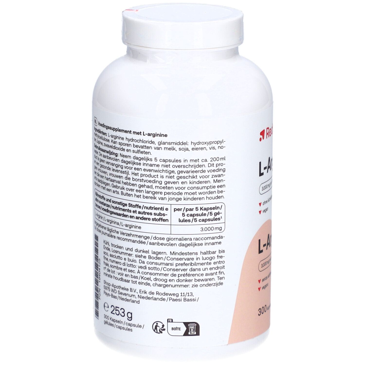 Redcare L-Arginin 300 St Kapseln