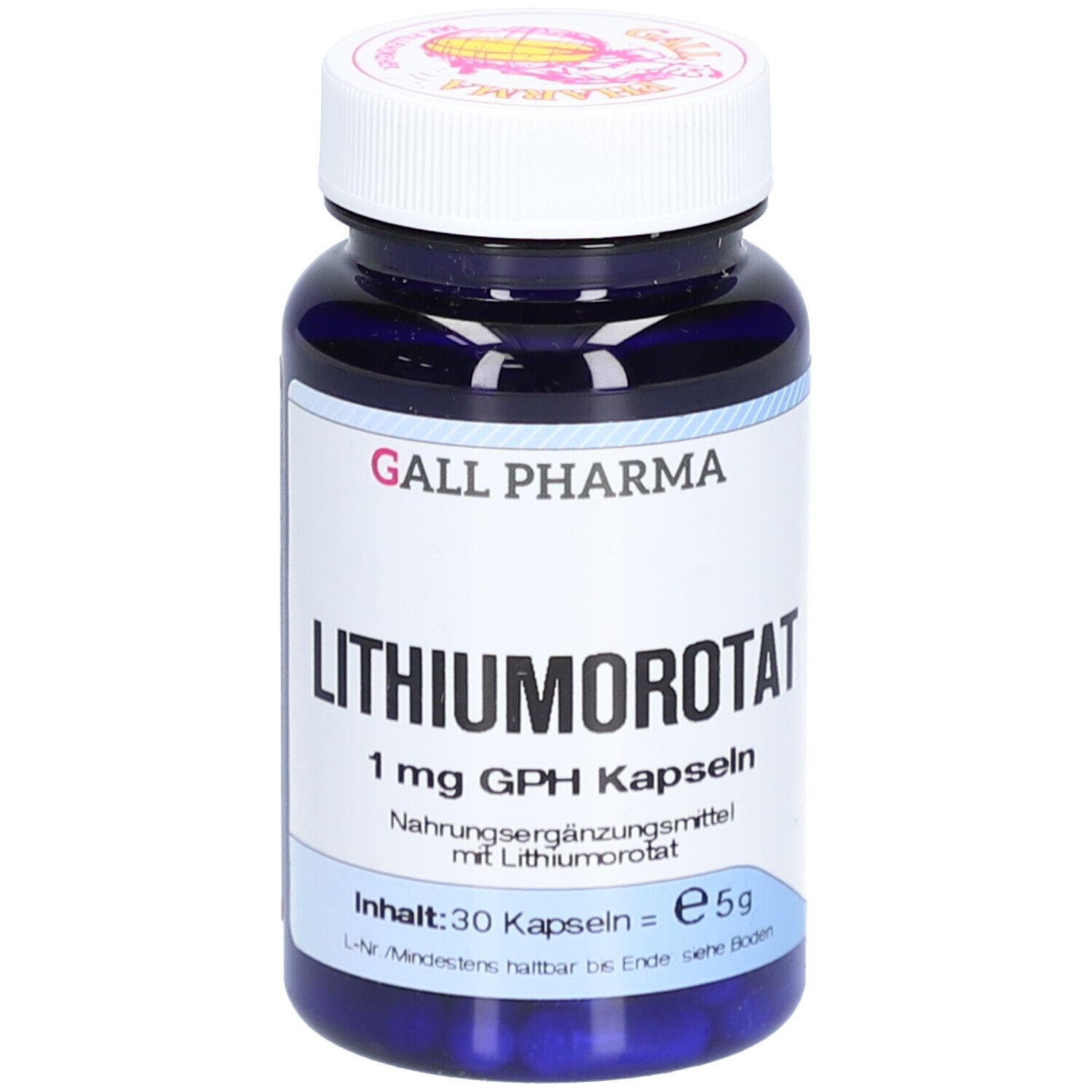 Lithiumorotat 1 mg GPH Kapseln
