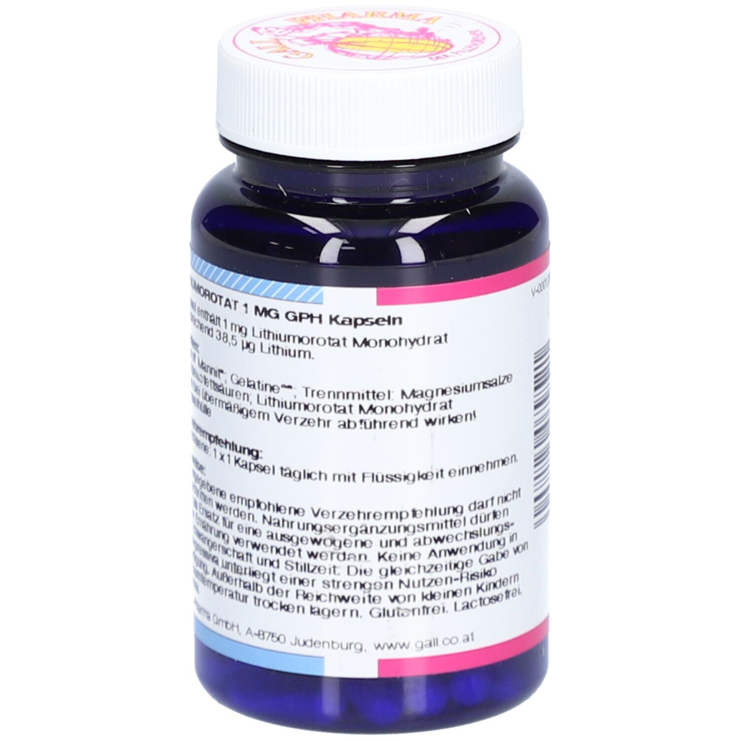 Lithiumorotat 1 mg GPH Kapseln
