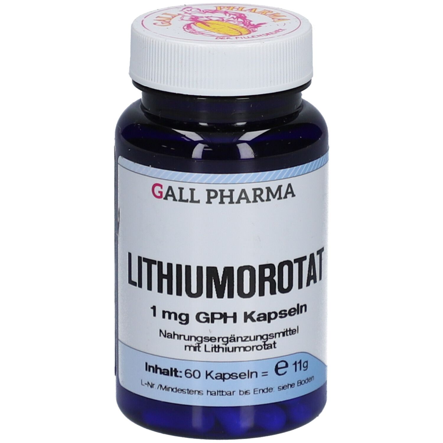 Lithiumorotat 1 mg GPH Kapseln