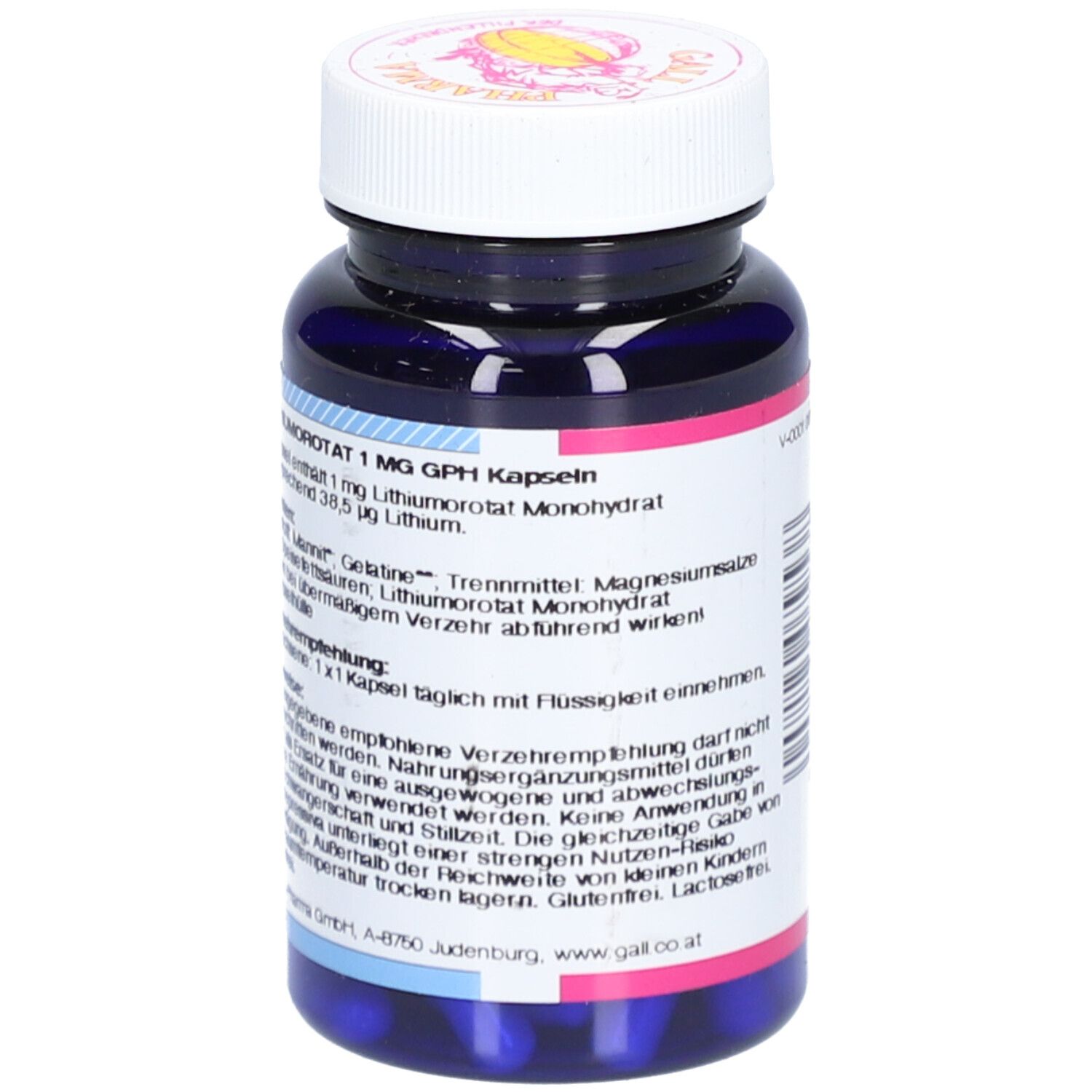 Lithiumorotat 1 mg GPH Kapseln