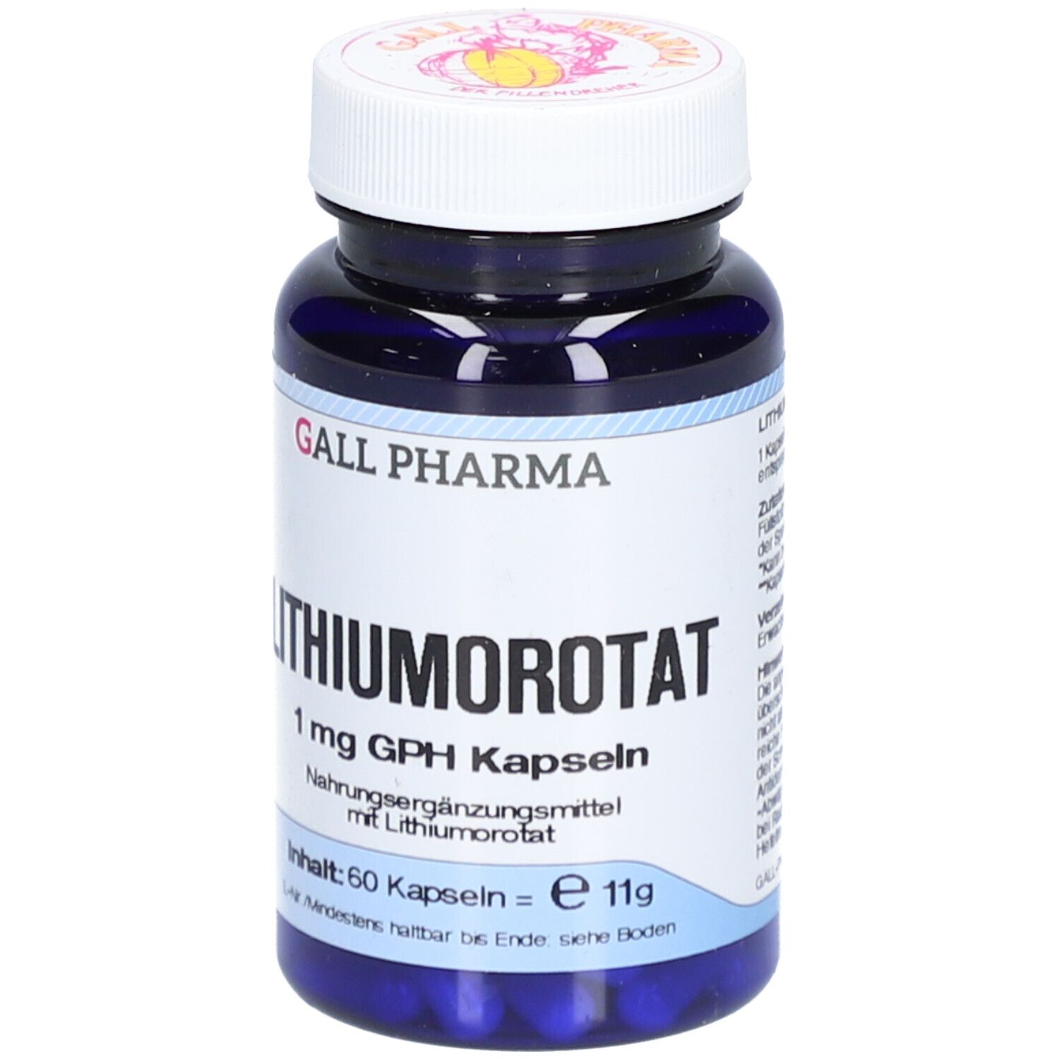 Lithiumorotat 1 mg GPH Kapseln