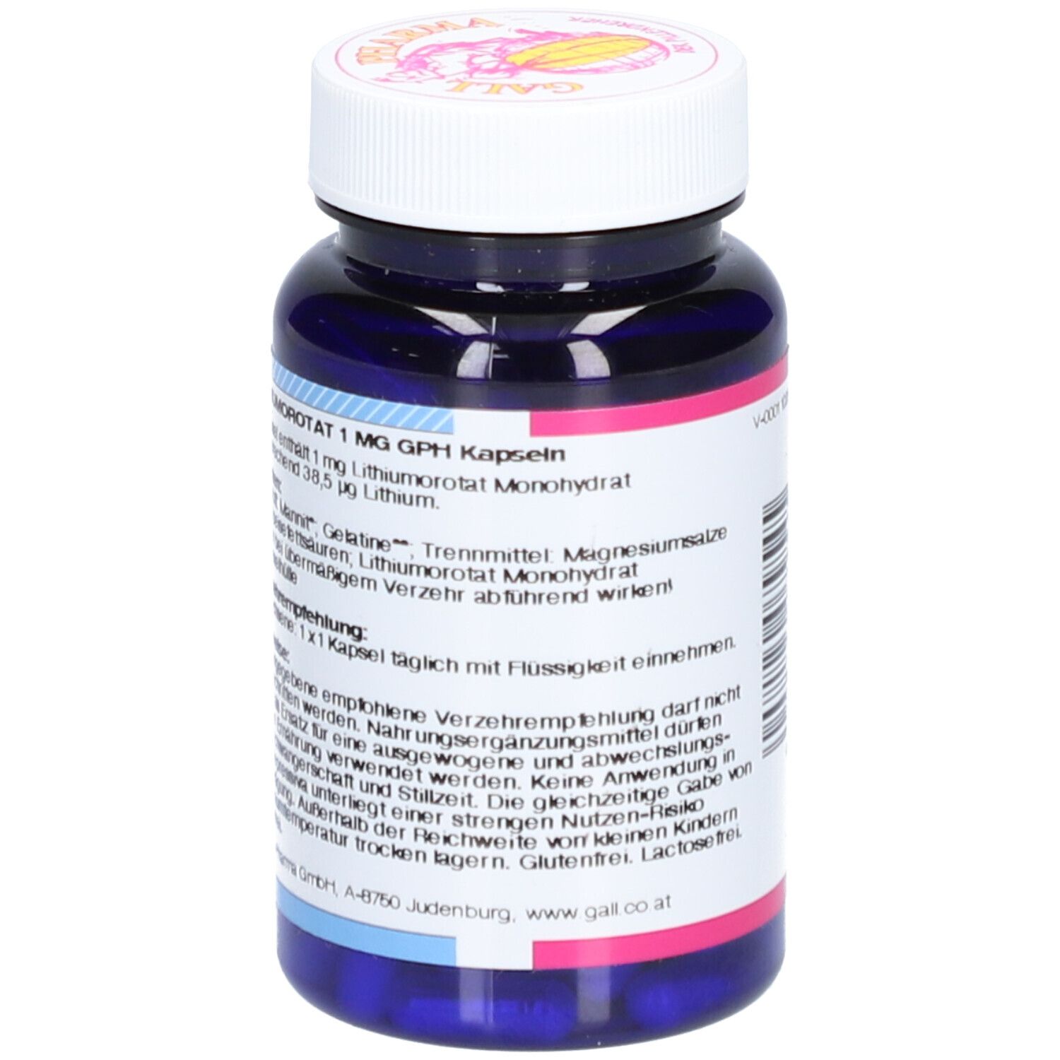 Lithiumorotat 1 mg GPH Kapseln