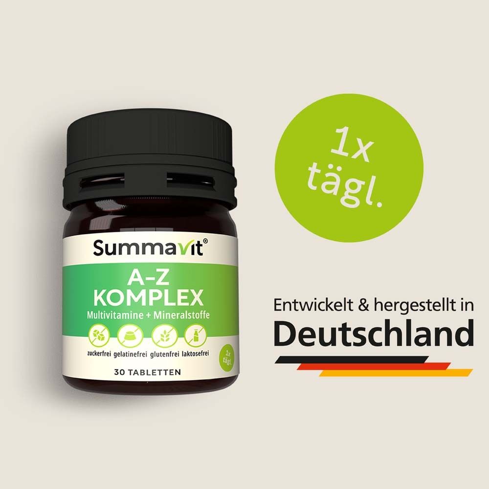 SUMMAVIT A-Z Komplex Multivitamin + Mineralstoffe Tabletten