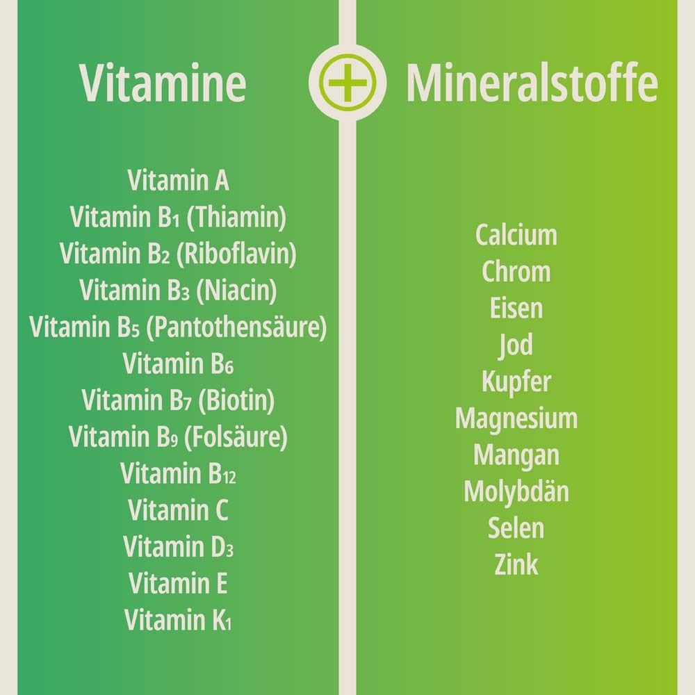 SUMMAVIT A-Z Komplex Multivitamin + Mineralstoffe Tabletten