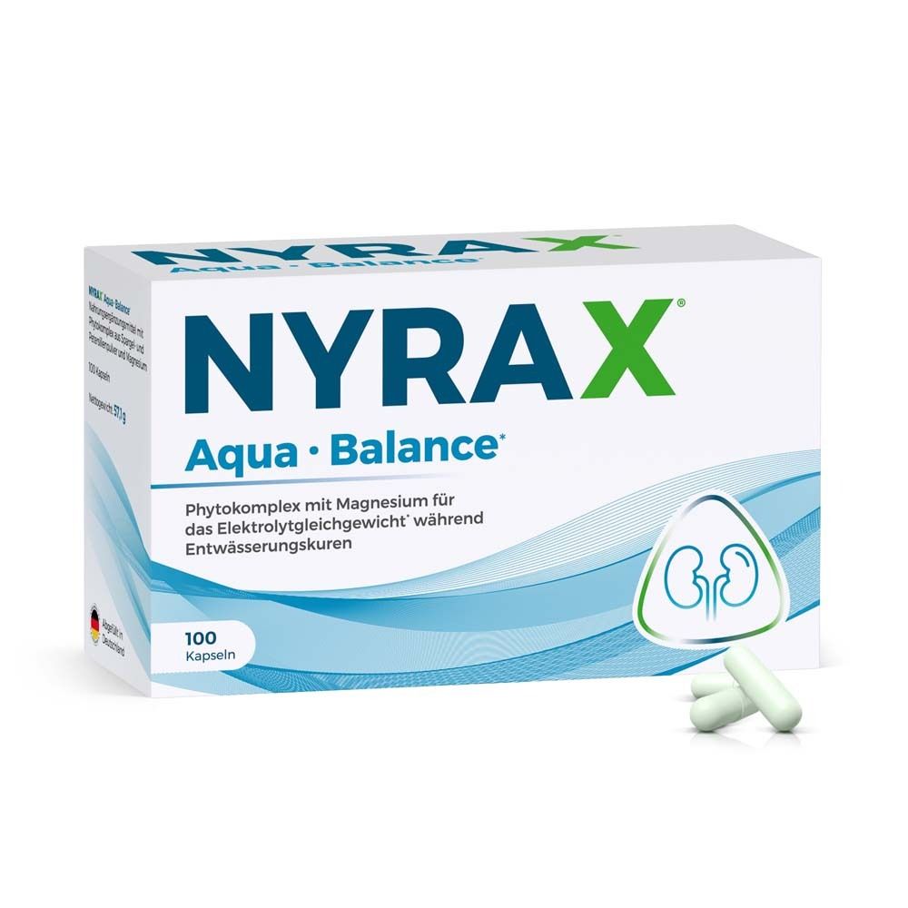 NYRAX® Aqua Balance während Entwässerungskuren