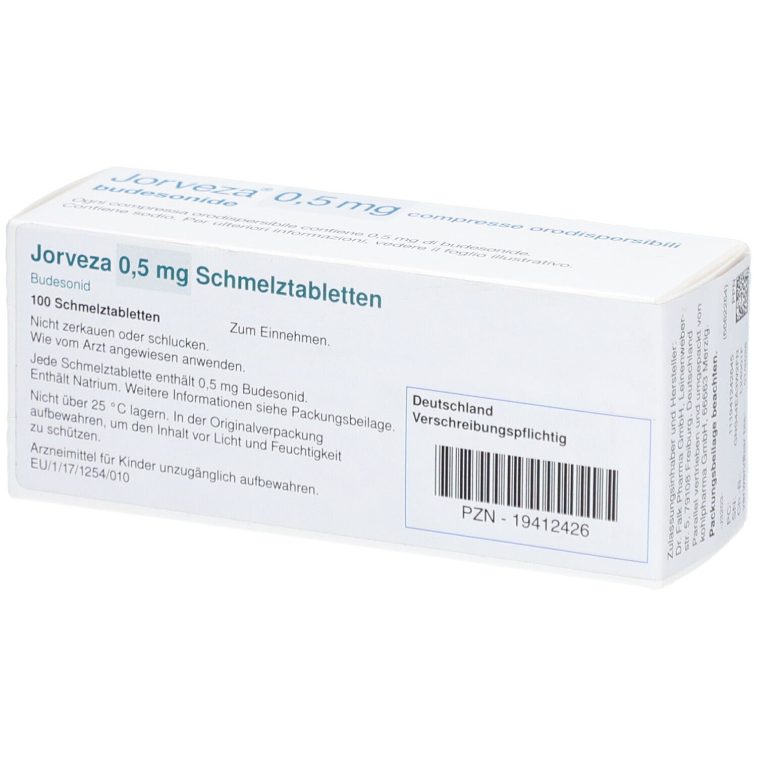 JORVEZA 0,5 mg Schmelztabletten