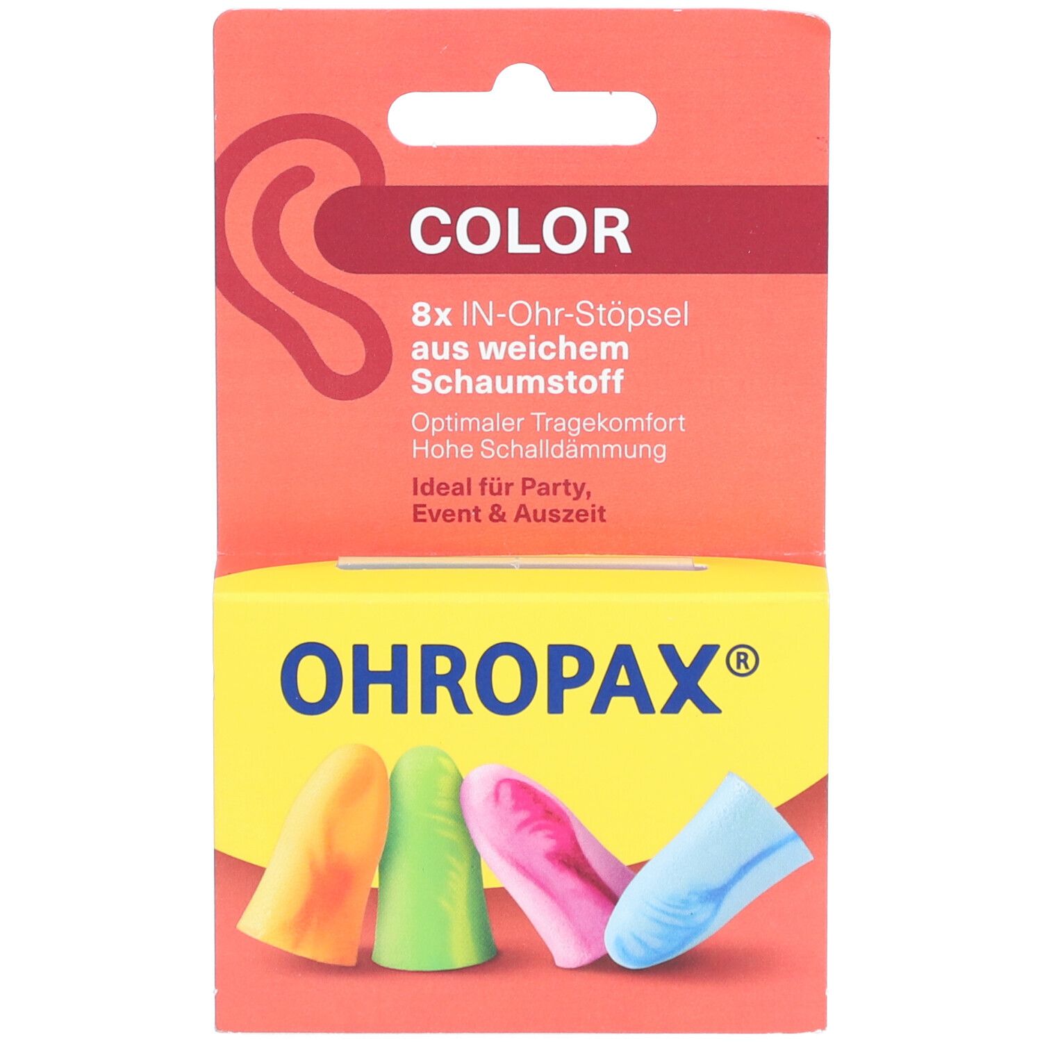 OHROPAX® Color Schaumstoff In-Ohr Stöpsel