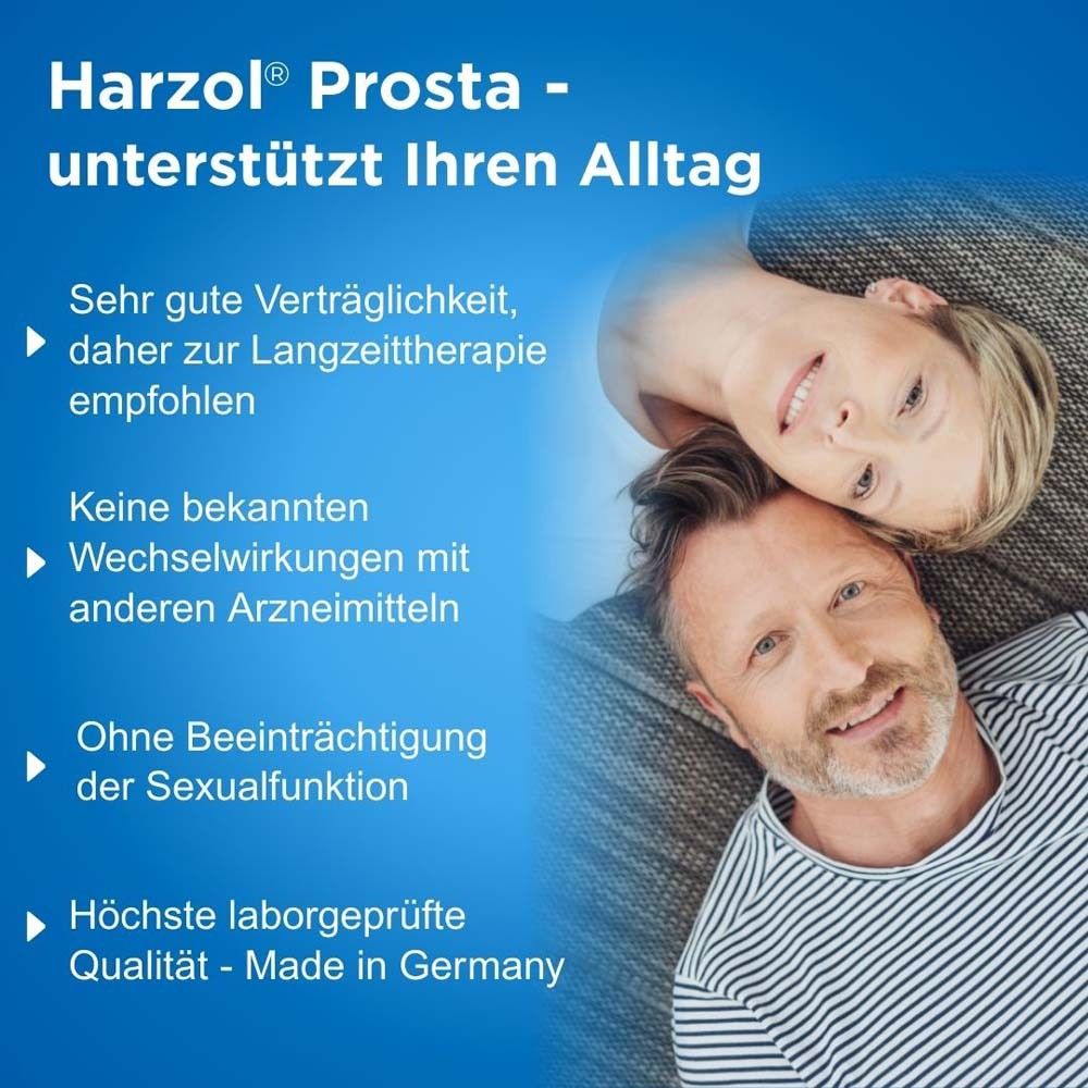 Mann und Frau liegen entspannt. Text über gute Verträglichkeit, keine Wechselwirkungen, Made in Germany.
