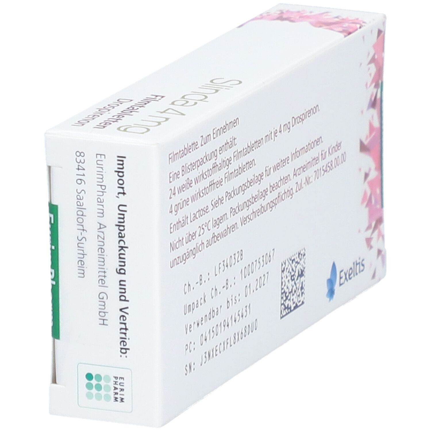 SLINDA 4 mg Filmtabletten