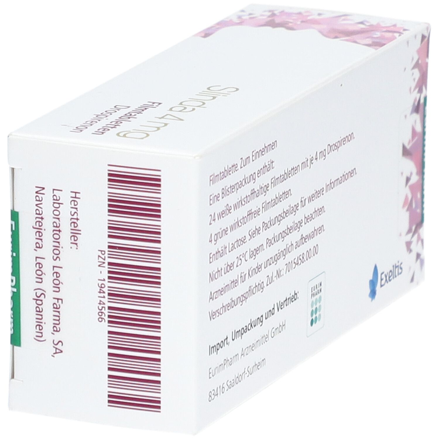 SLINDA 4 mg Filmtabletten