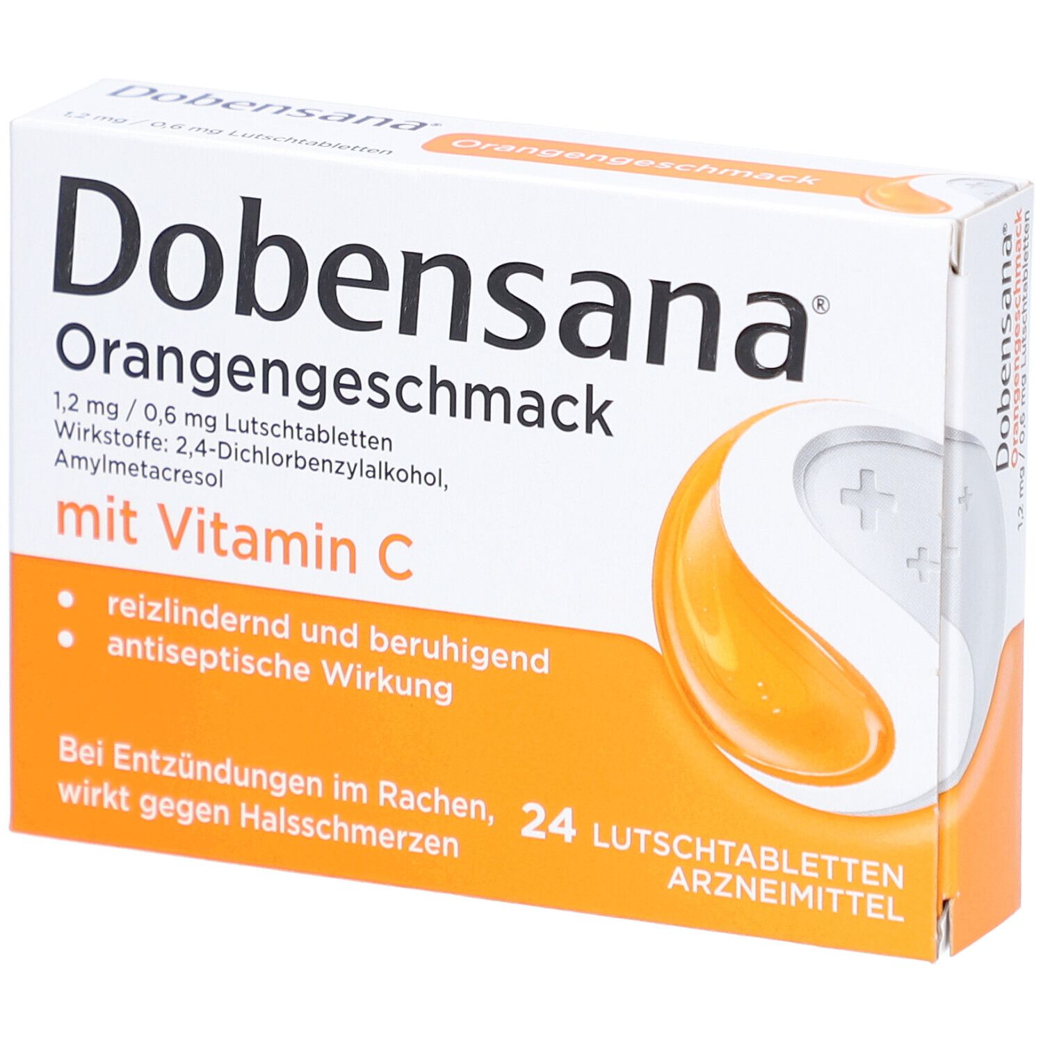 Dobensana® Orangengeschmack 1,2 mg/0,6 mg Lutschtabletten