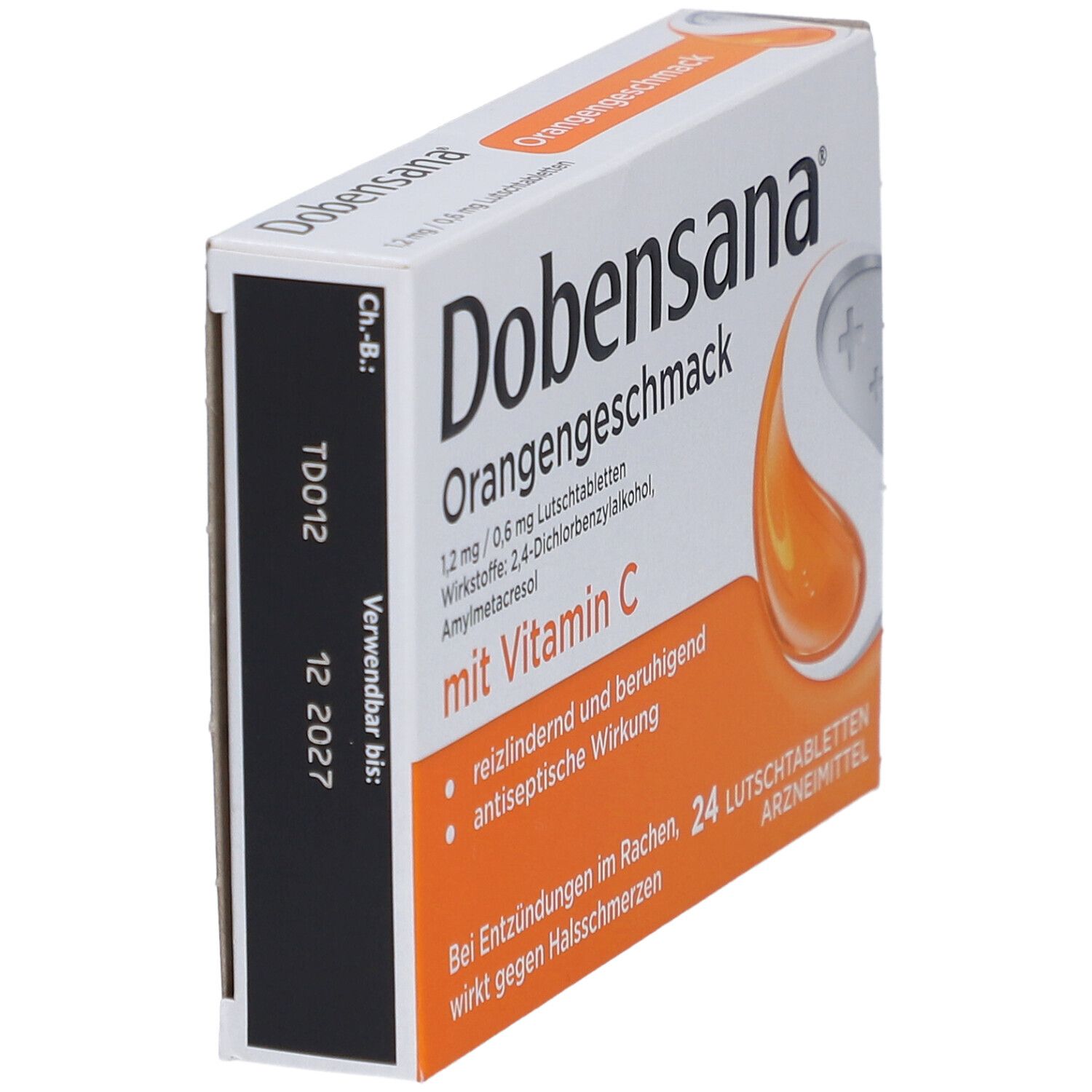 Dobensana® Orangengeschmack 1,2 mg/0,6 mg Lutschtabletten