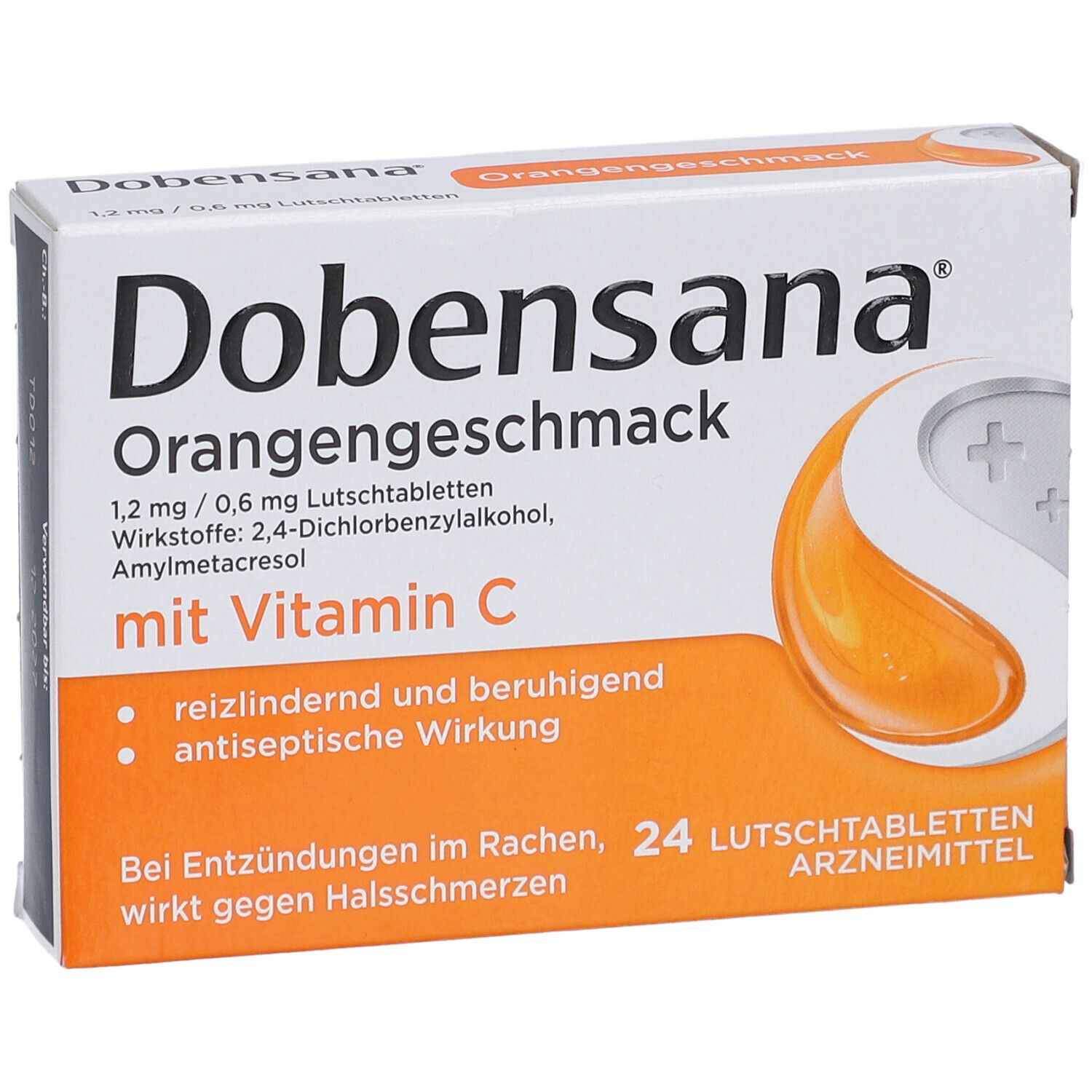 Dobensana® Orangengeschmack 1,2 mg/0,6 mg Lutschtabletten