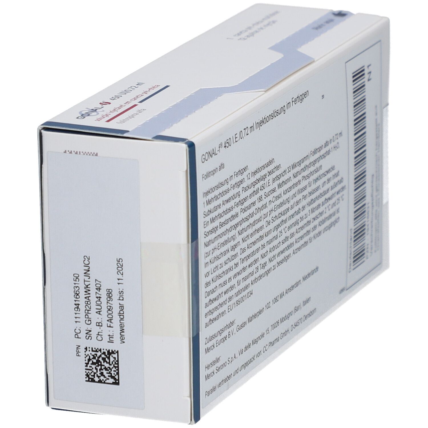 GONAL-f 450 I.E./0,72 ml 33 Mikr./0,72ml Fertigpen