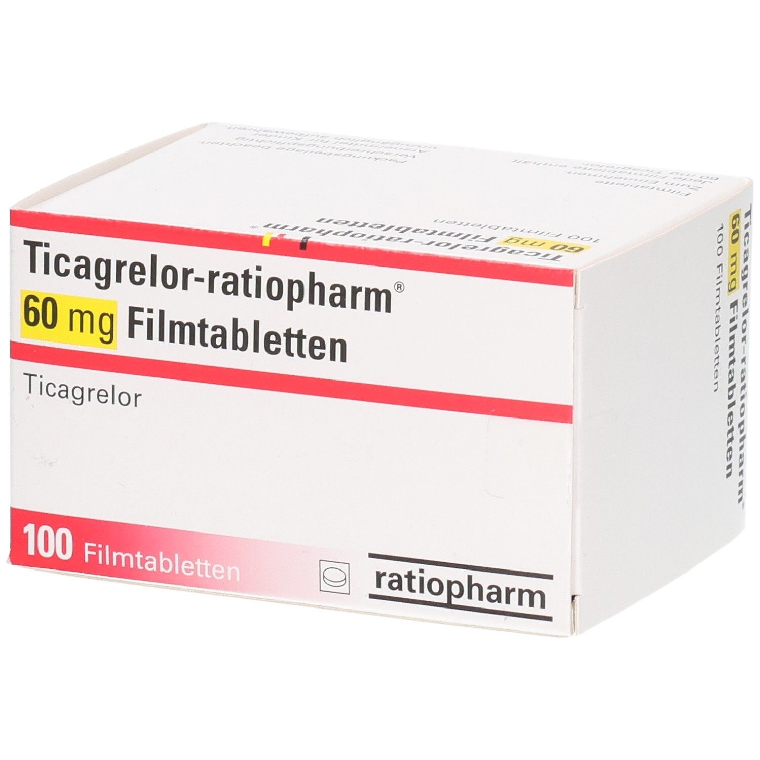 TICAGRELOR-ratiopharm 60 mg Filmtabletten