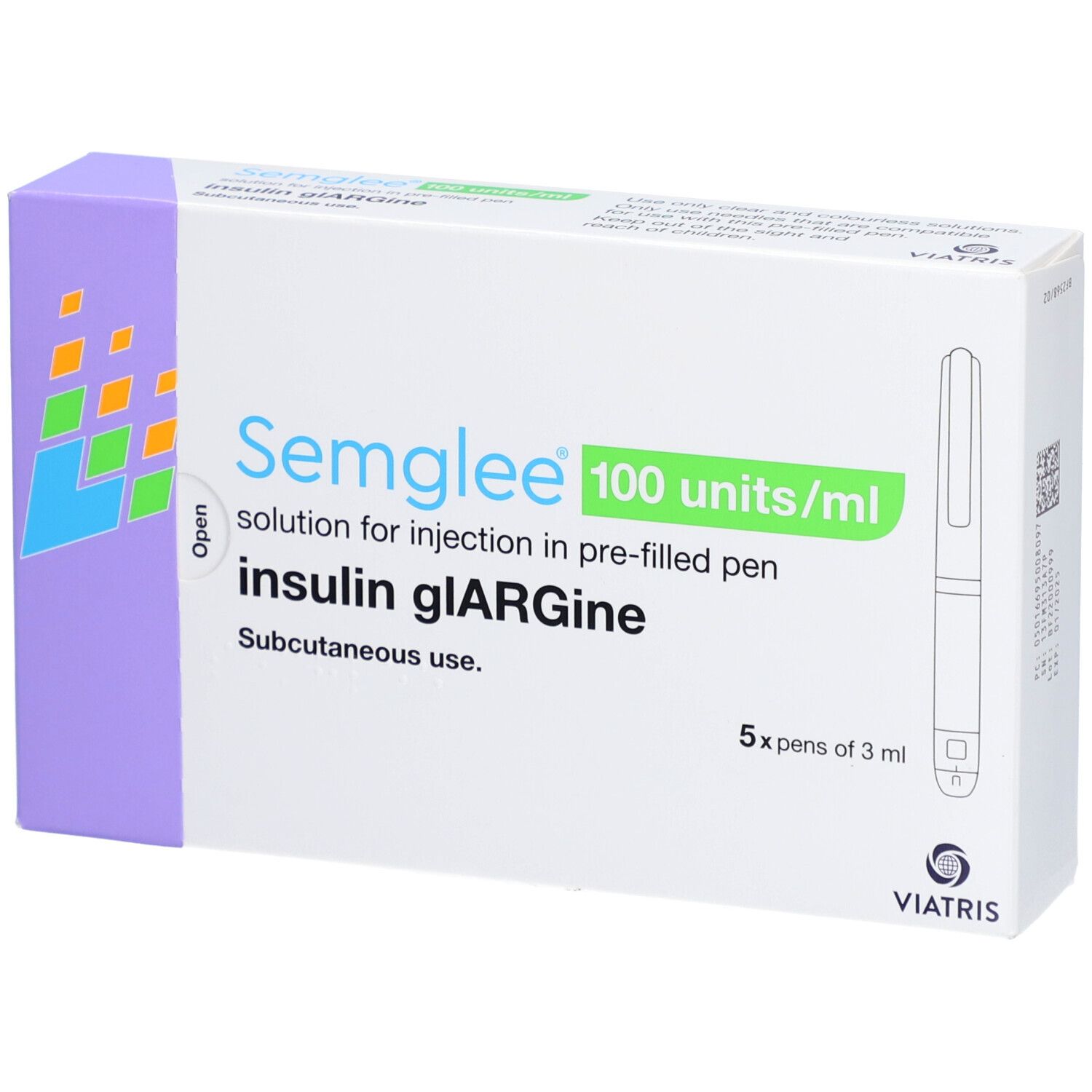 SEMGLEE 100 E/ml Injektionslösung i.e.Fertigpen