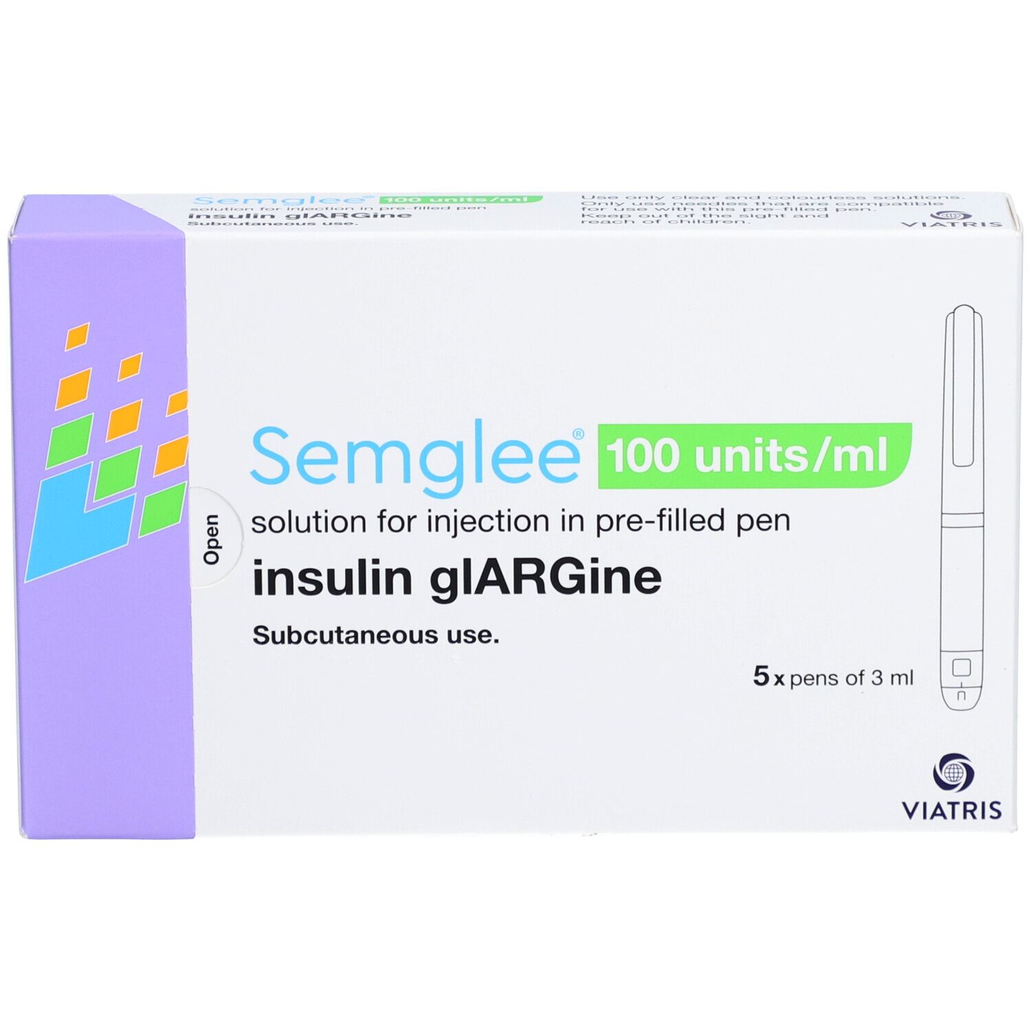 SEMGLEE 100 E/ml Injektionslösung i.e.Fertigpen