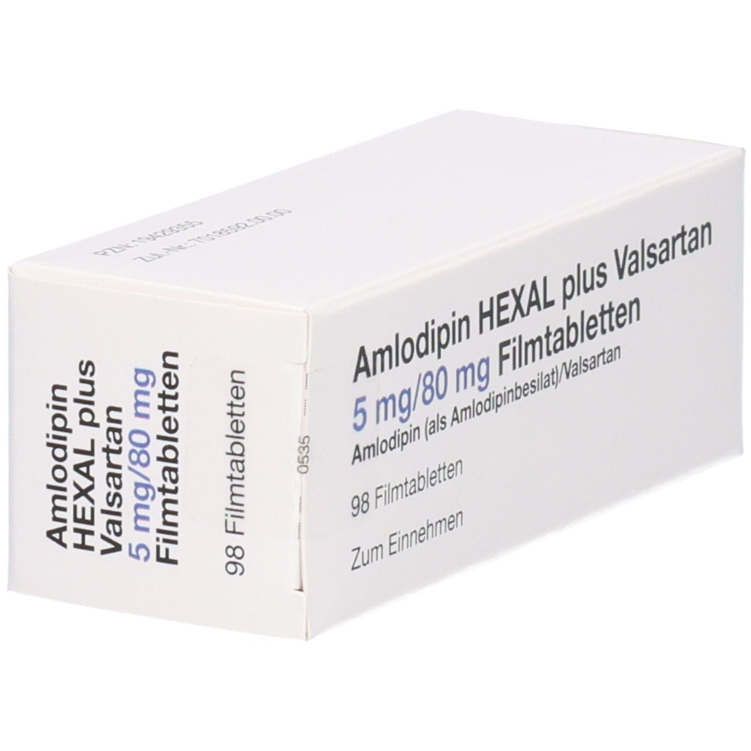 AMLODIPIN HEXAL plus Valsartan 5mg/80mg Filmtab.