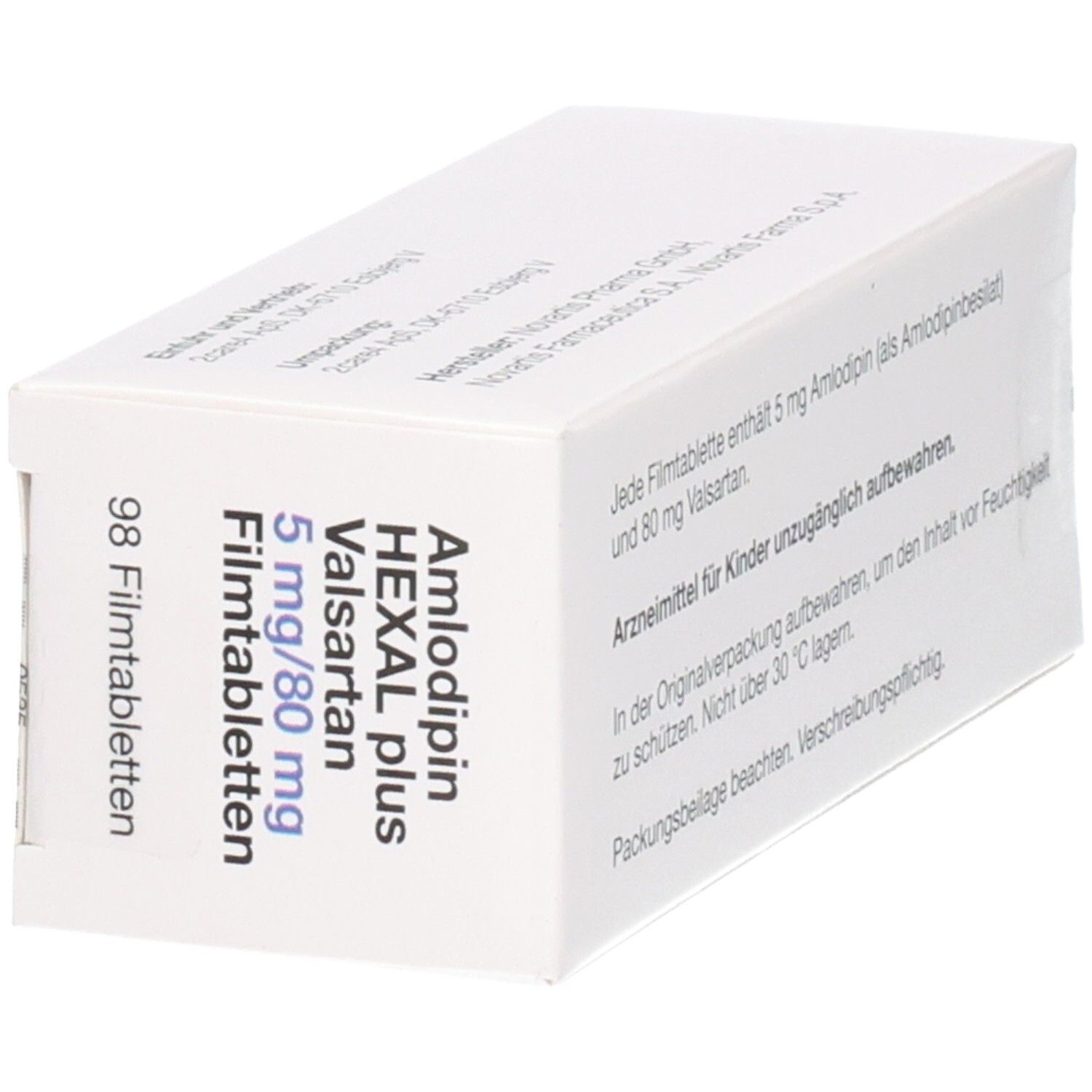 AMLODIPIN HEXAL plus Valsartan 5mg/80mg Filmtab.