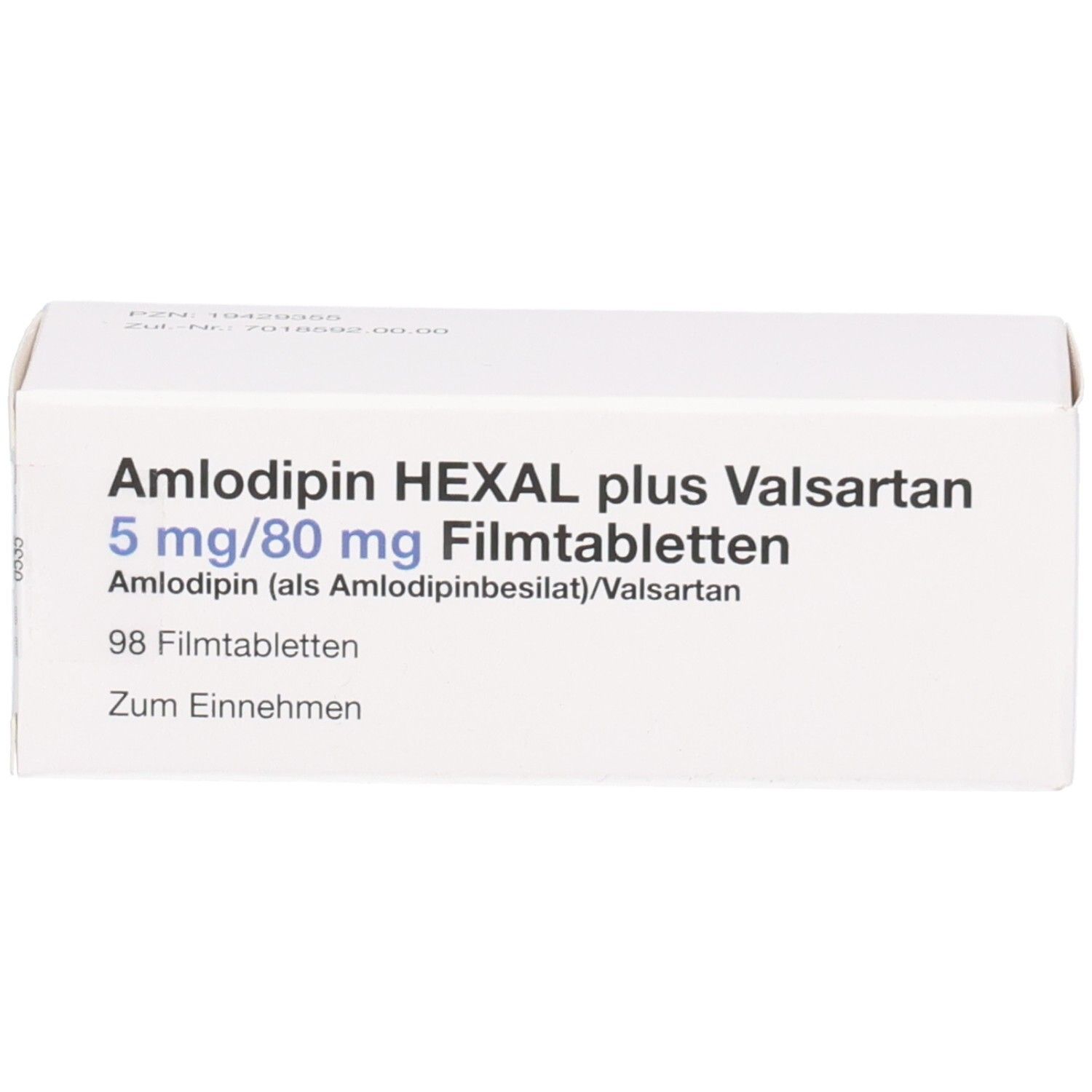 AMLODIPIN HEXAL plus Valsartan 5mg/80mg Filmtab.
