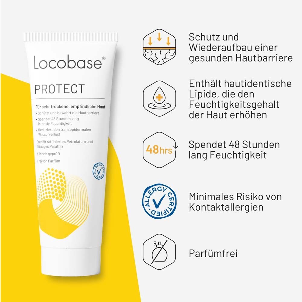 Locobase® Protect - Lipidreiche Intensiv-Pflegecreme für sehr trockene, strapazierte Haut