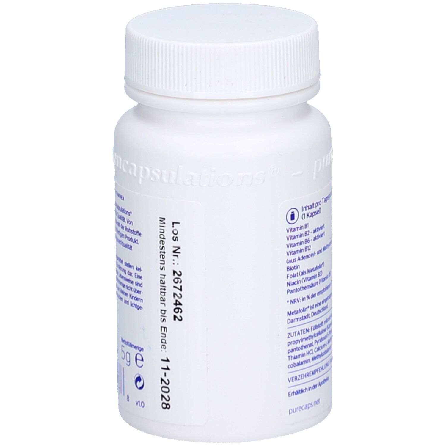 pure encapsulations® B-Complex Vitamin-B-Kombination