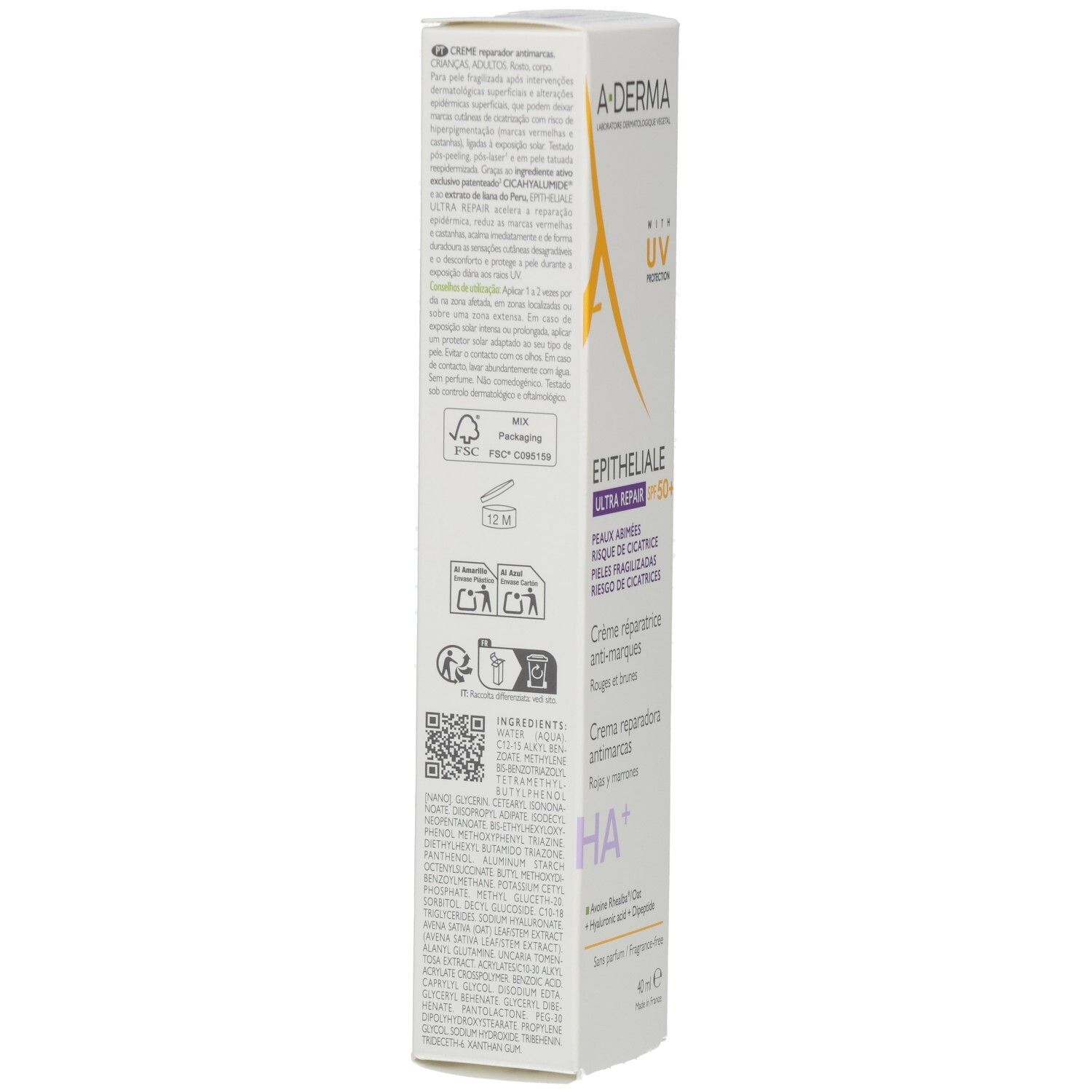 A DERMA Epitheliale Ultra Repair SPF50+