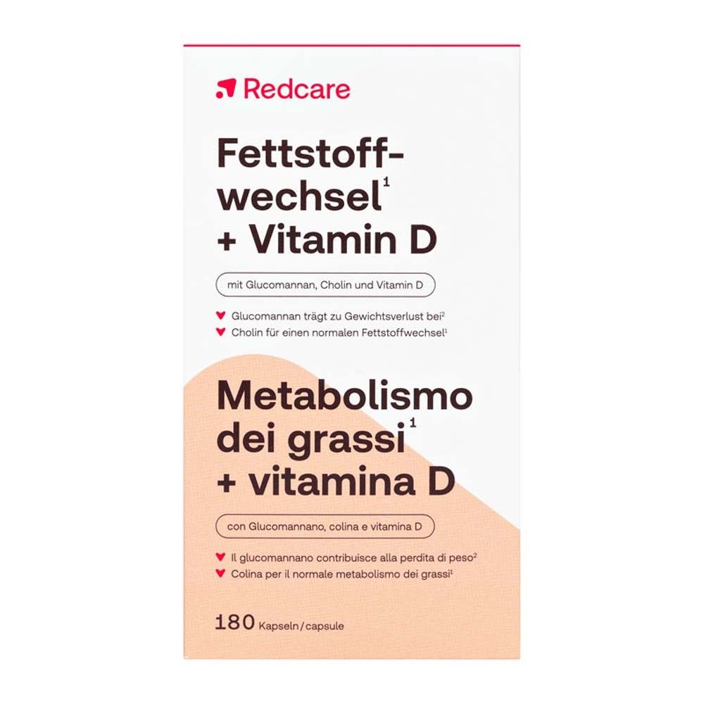 Redcare Fettstoffwechsel + Vitamin D