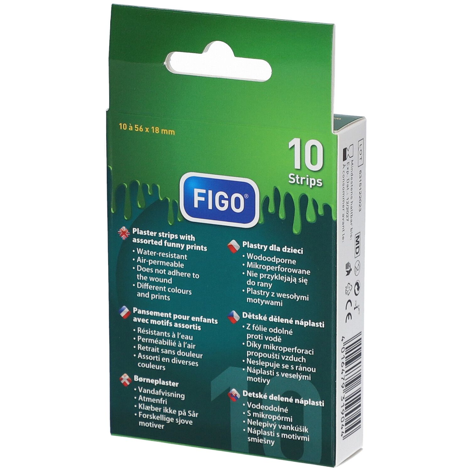 FIGO kleine Monster Pflaster-Strips wasserabweisend standard