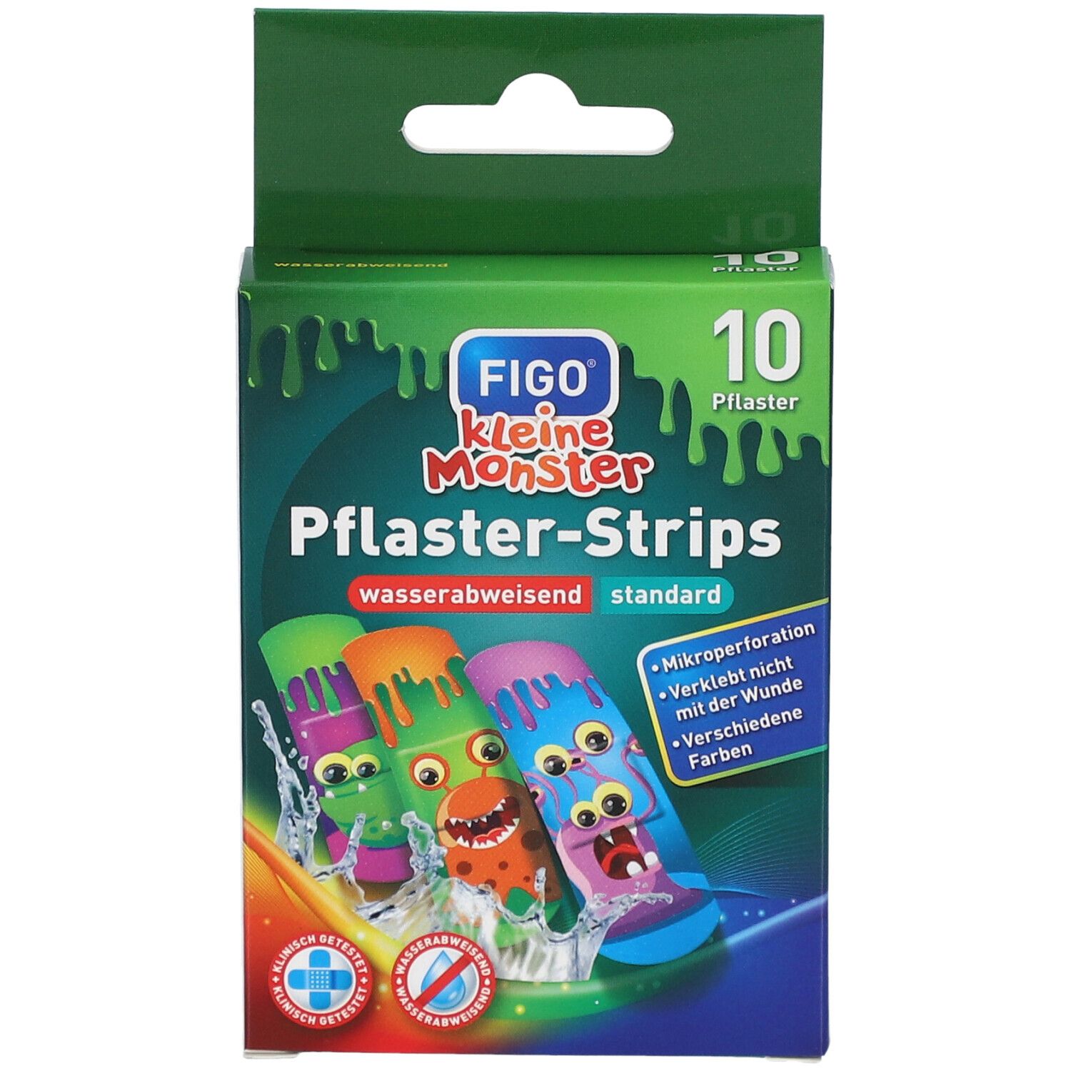 FIGO kleine Monster Pflaster-Strips wasserabweisend standard