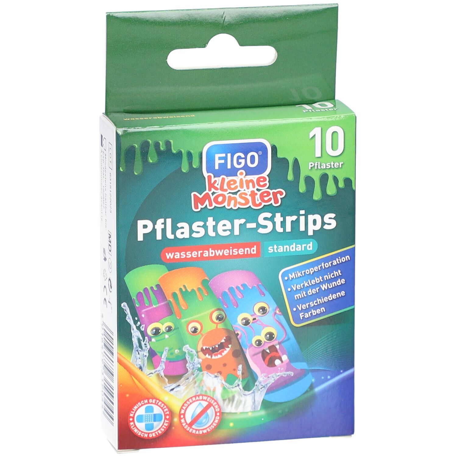 FIGO kleine Monster Pflaster-Strips wasserabweisend standard