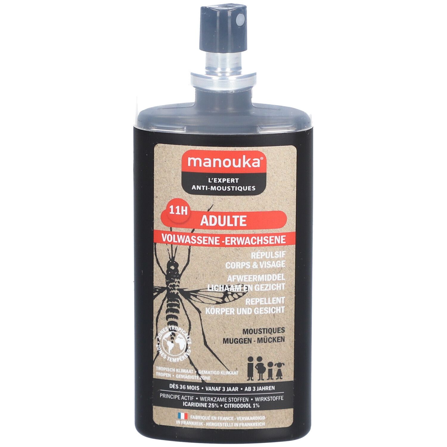 MANOUKA® Mückenschutz Spray für Erwachsene