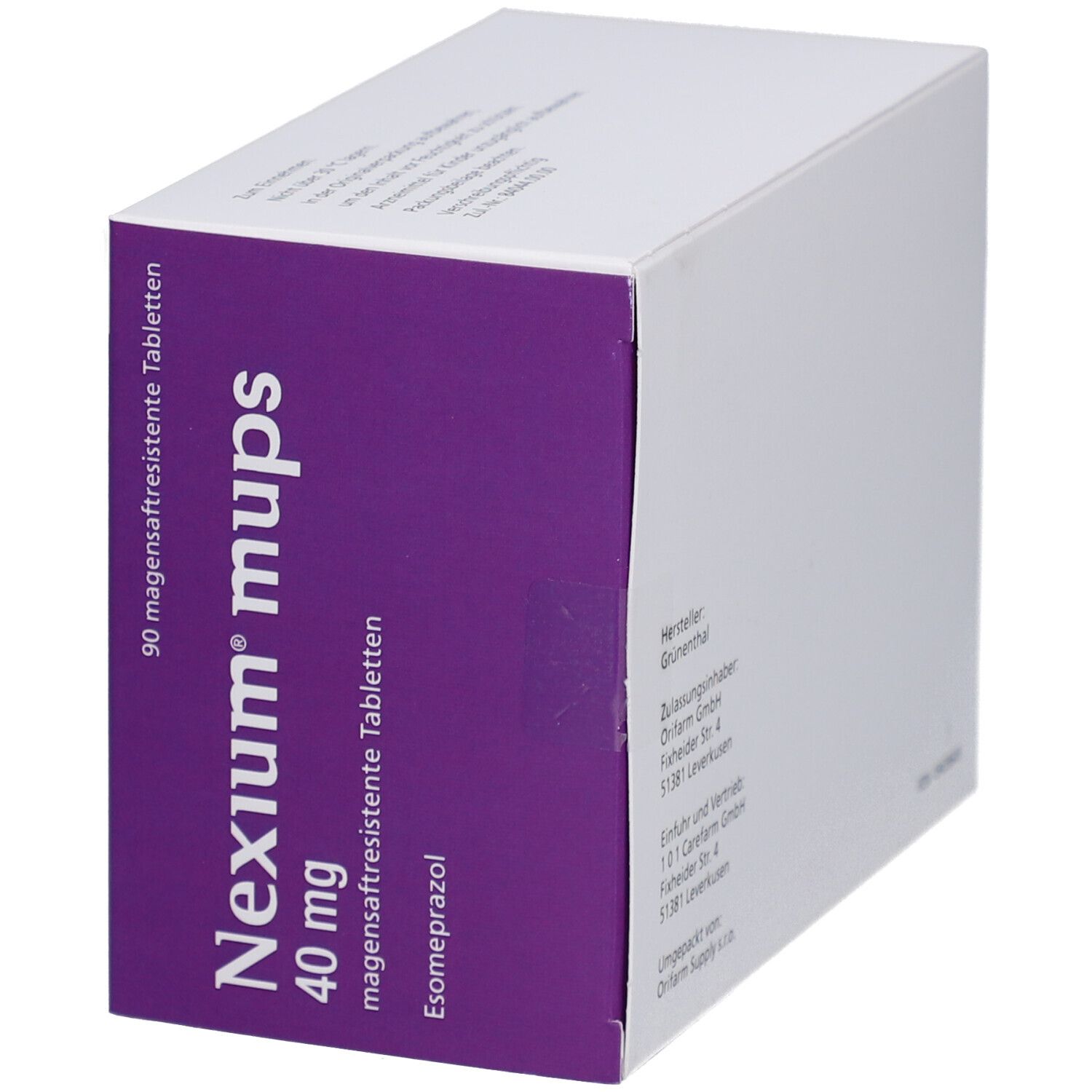 NEXIUM mups 40 mg magensaftresistente Tabletten