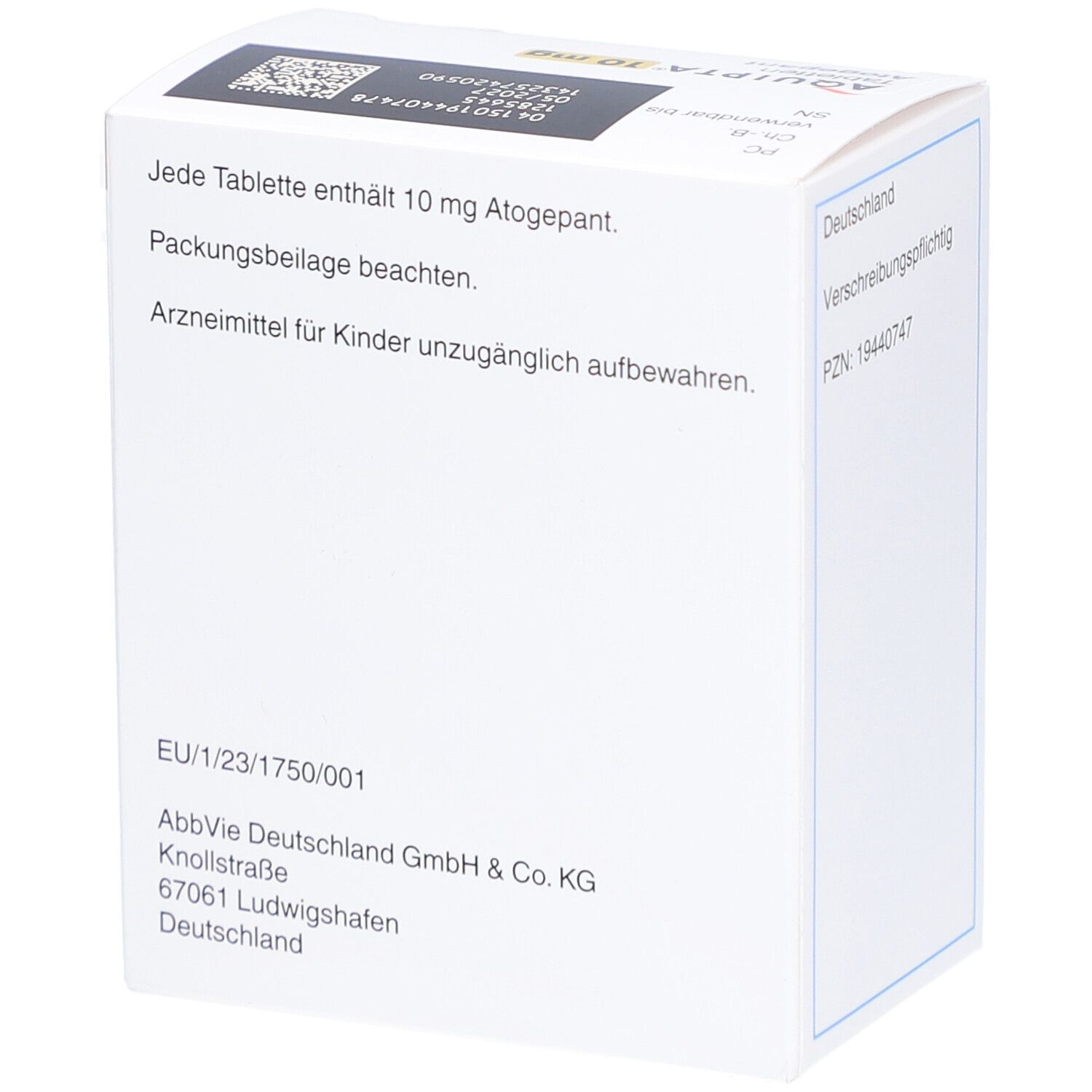 AQUIPTA 10 mg Tabletten