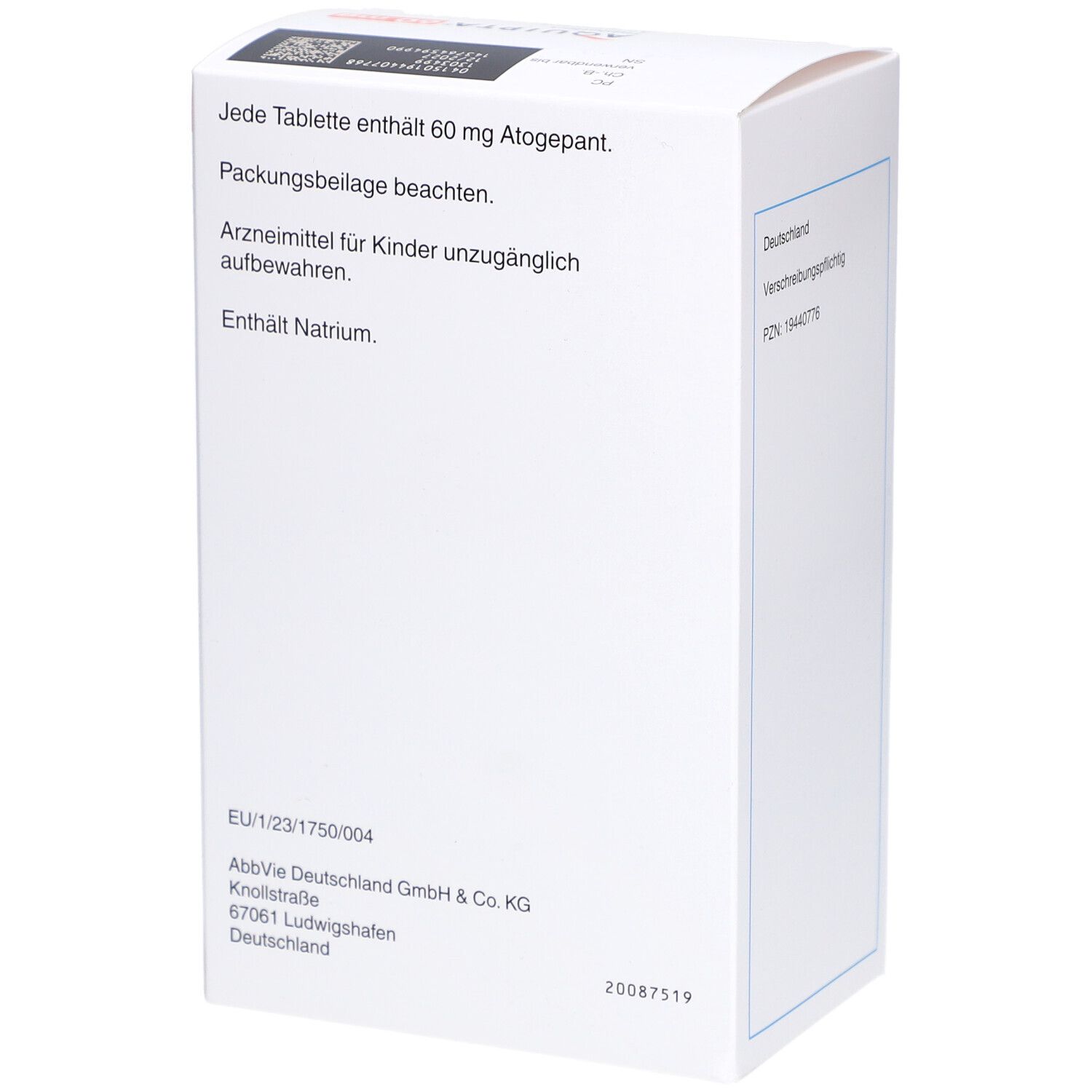 AQUIPTA 60 mg Tabletten