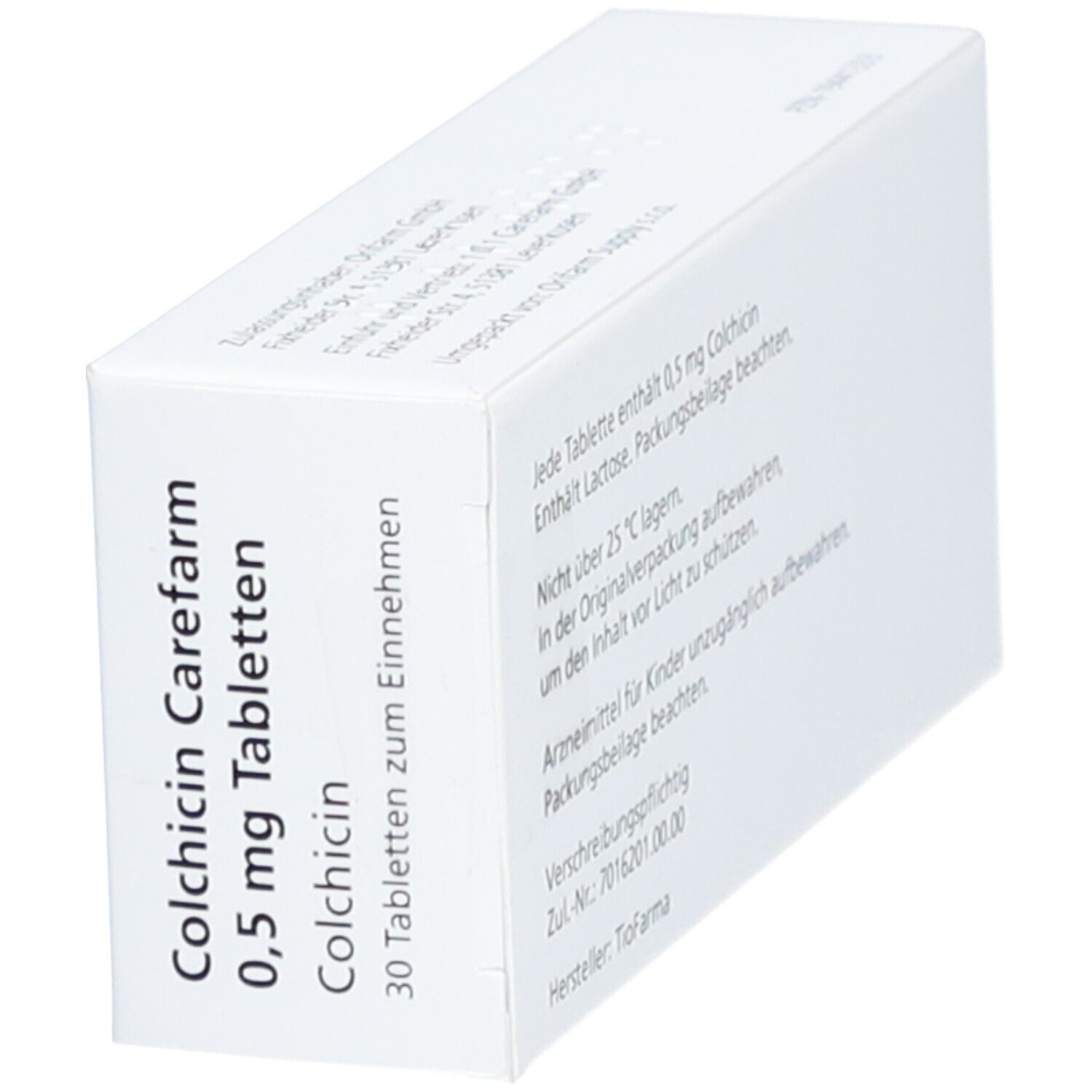 COLCHICIN Carefarm 0,5 mg Tabletten