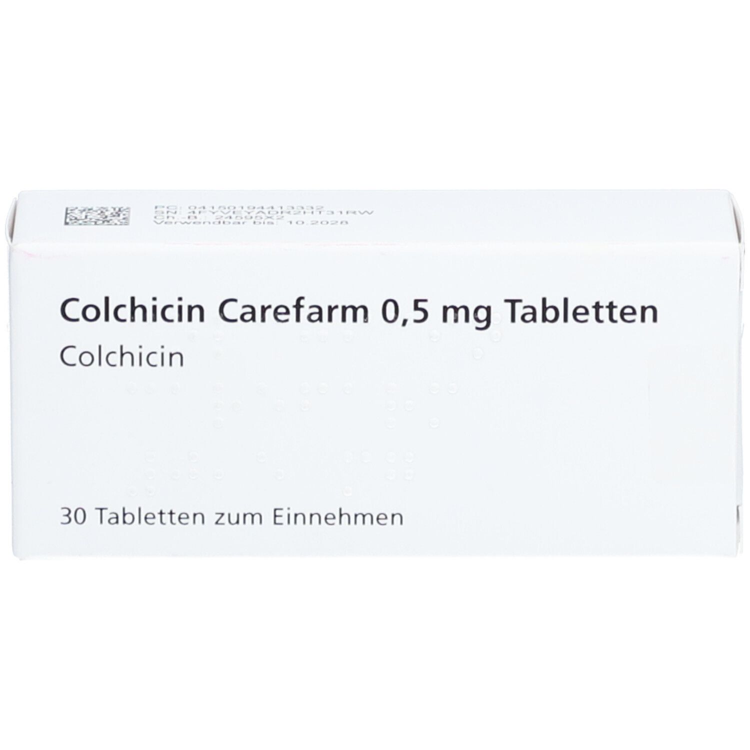 COLCHICIN Carefarm 0,5 mg Tabletten