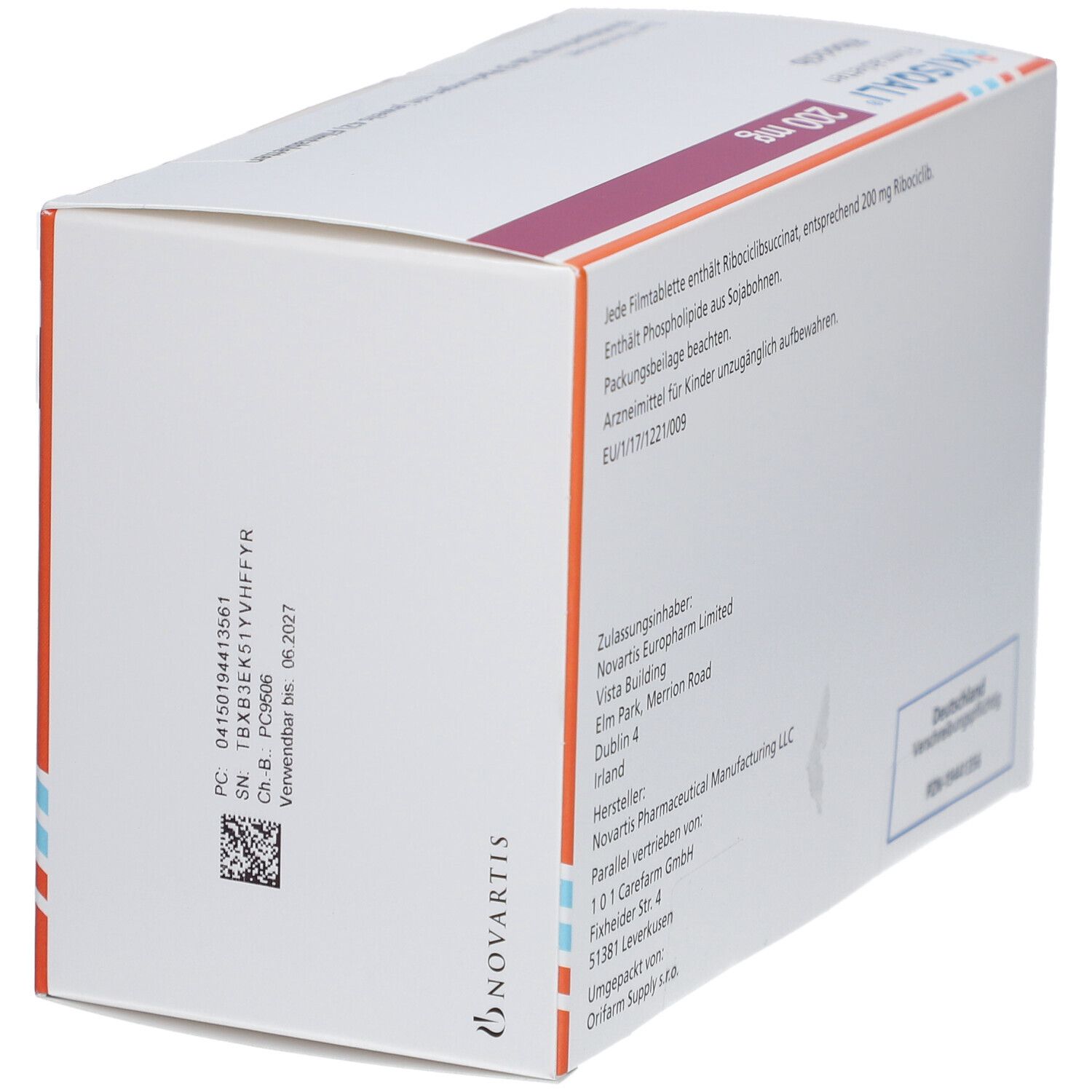 KISQALI 200 mg Filmtabletten