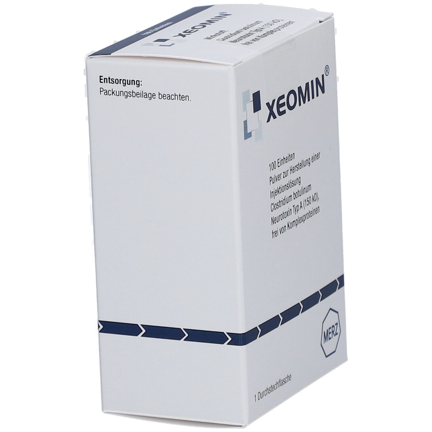 XEOMIN 100 LD50 Einheiten Plv.z.Herst.e.Inj.-Lsg.