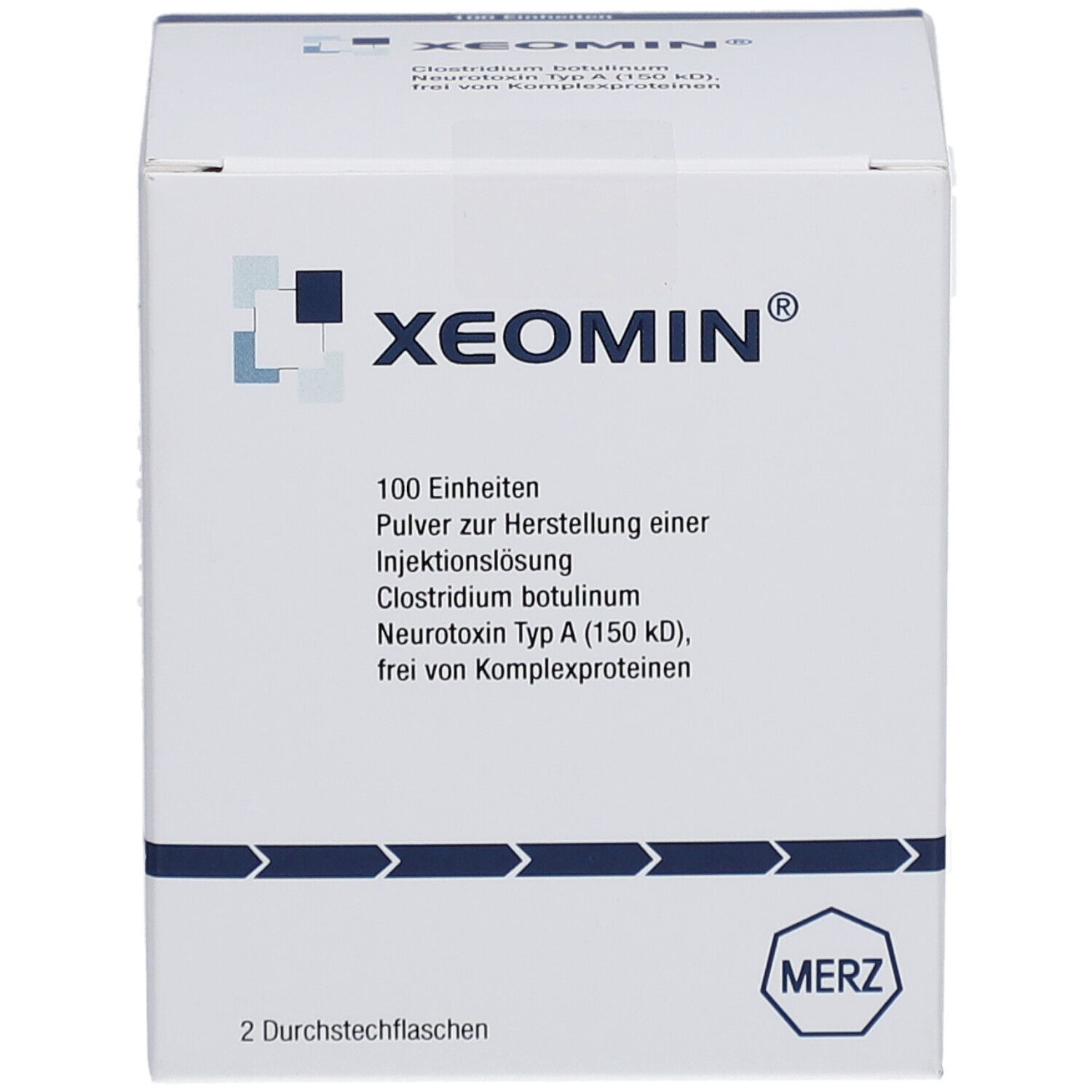 XEOMIN 100 LD50 Einheiten Plv.z.Herst.e.Inj.-Lsg.