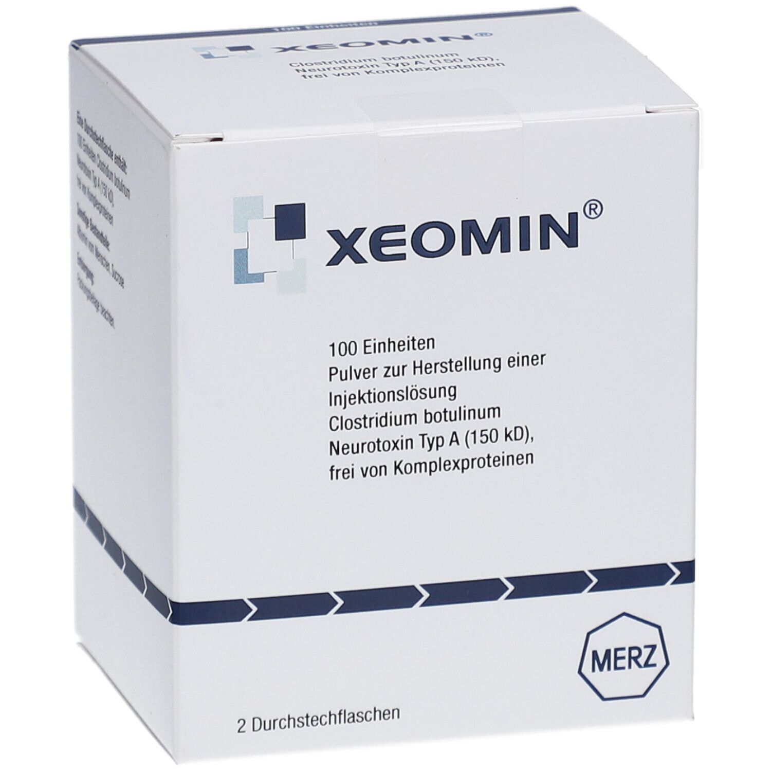 XEOMIN 100 LD50 Einheiten Plv.z.Herst.e.Inj.-Lsg.