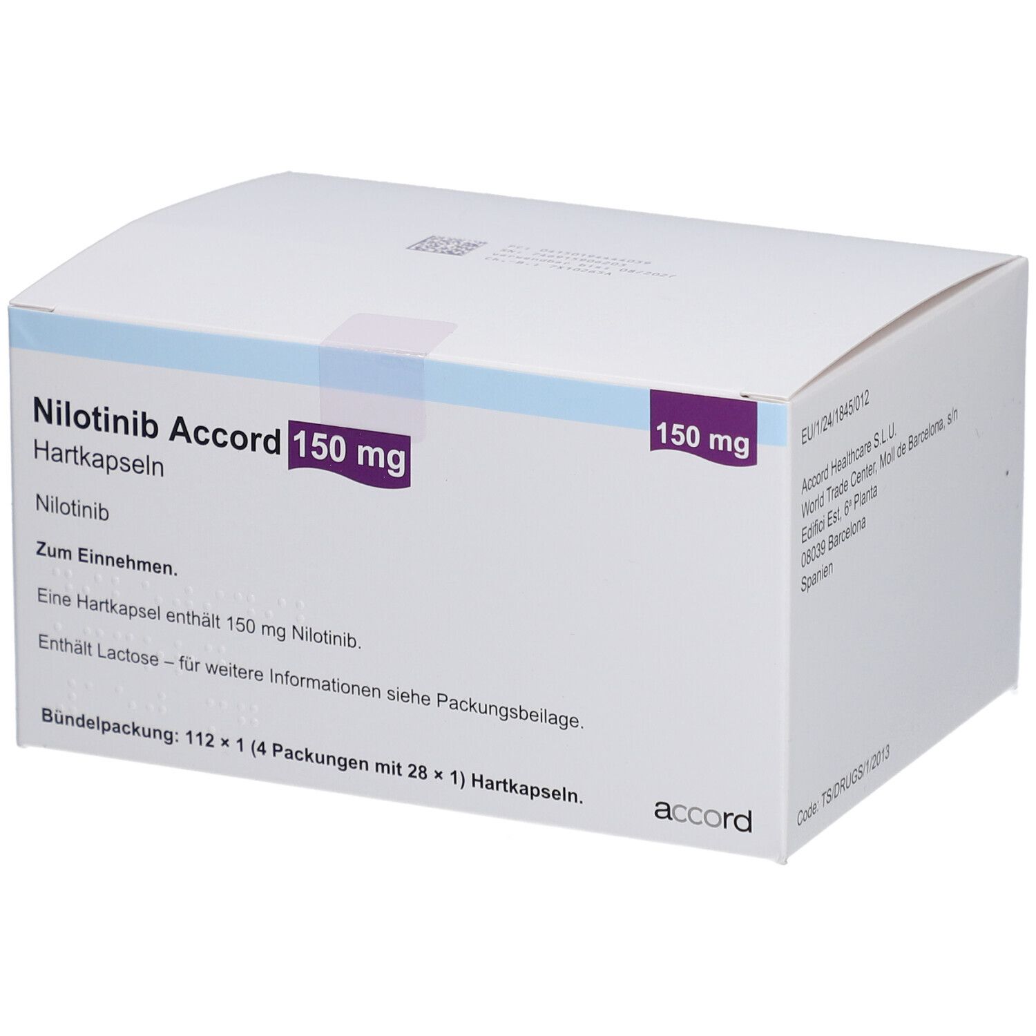 NILOTINIB Accord 150 mg Hartkapseln