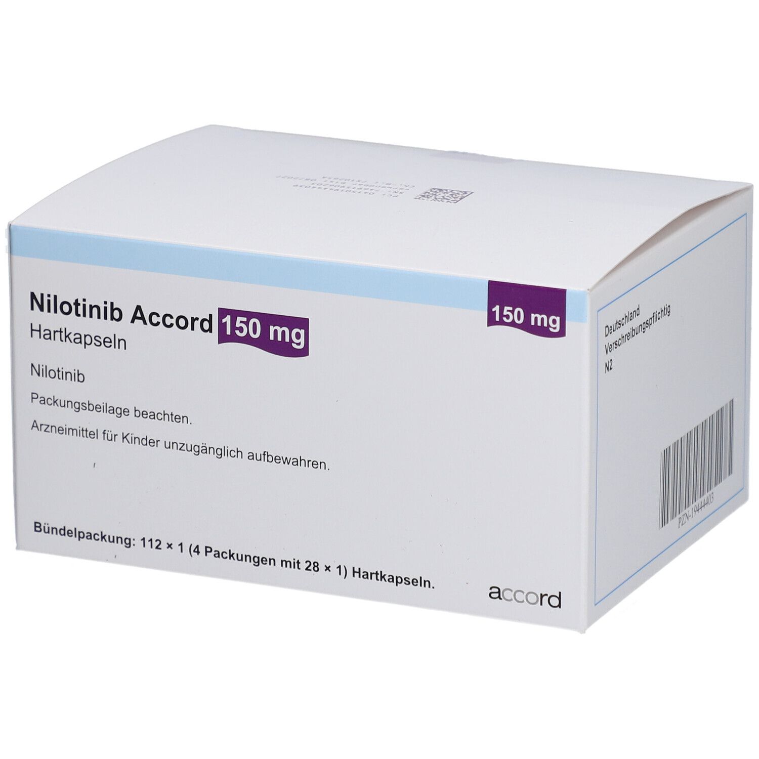 NILOTINIB Accord 150 mg Hartkapseln