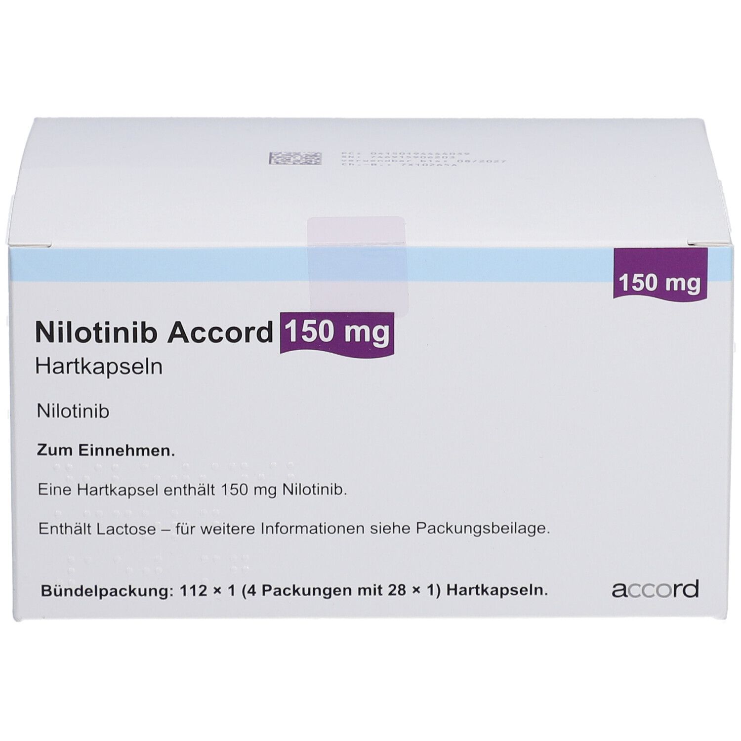 NILOTINIB Accord 150 mg Hartkapseln