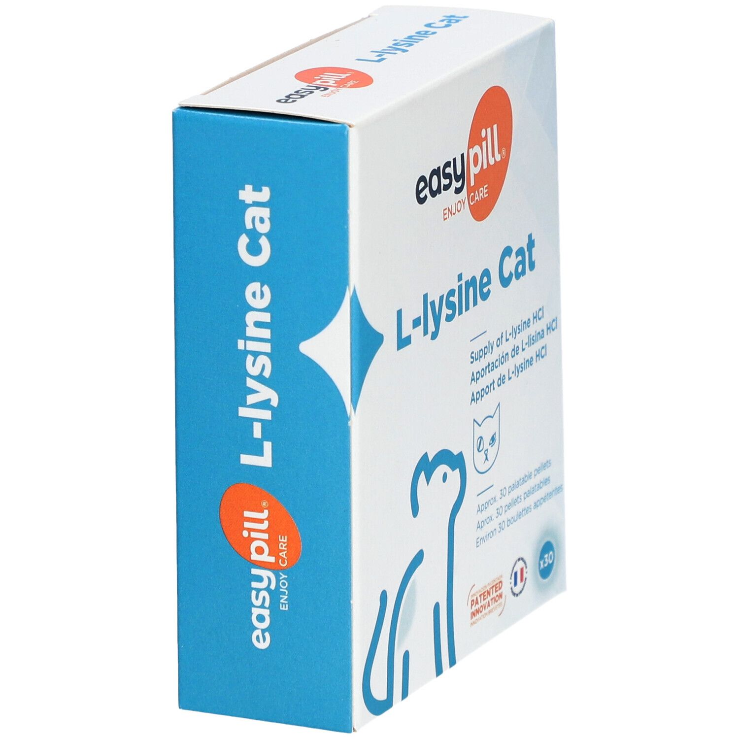 Alvetra EasyPill L-Lysine Cat Erg.Futterm.Pel.f.Ka 30x2 g Pellets