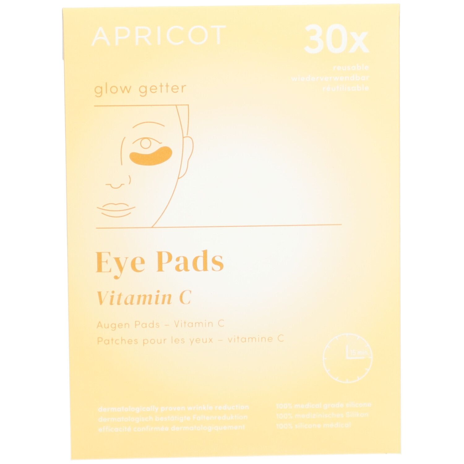 APRICOT Augenpads Vitamin C „Glow Getter“