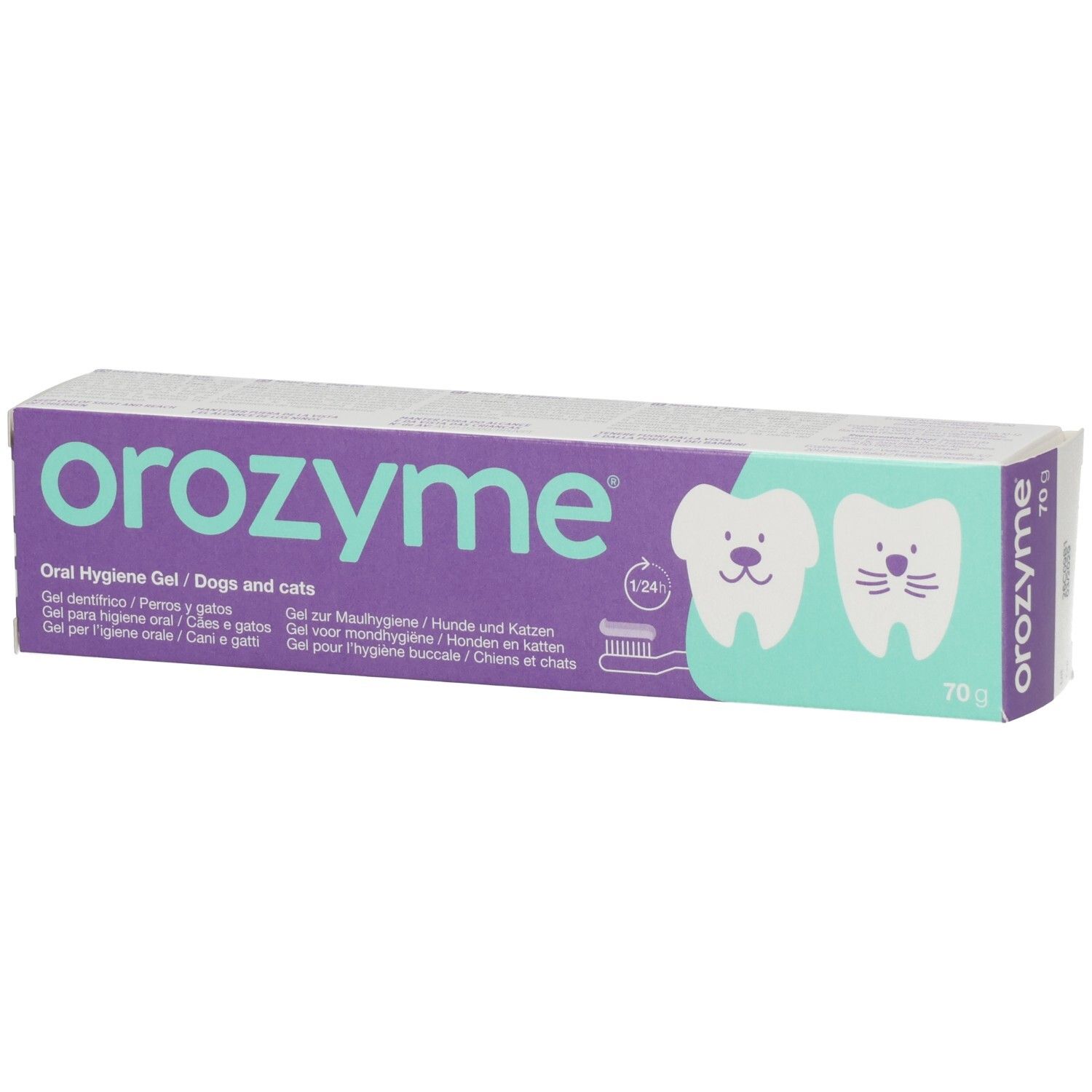 thumbnail image 2 of Orozyme Dental Care Gel 70 G - Enzyme Toothpaste For Dogs And Cats With Malt Flavour 2 of 13