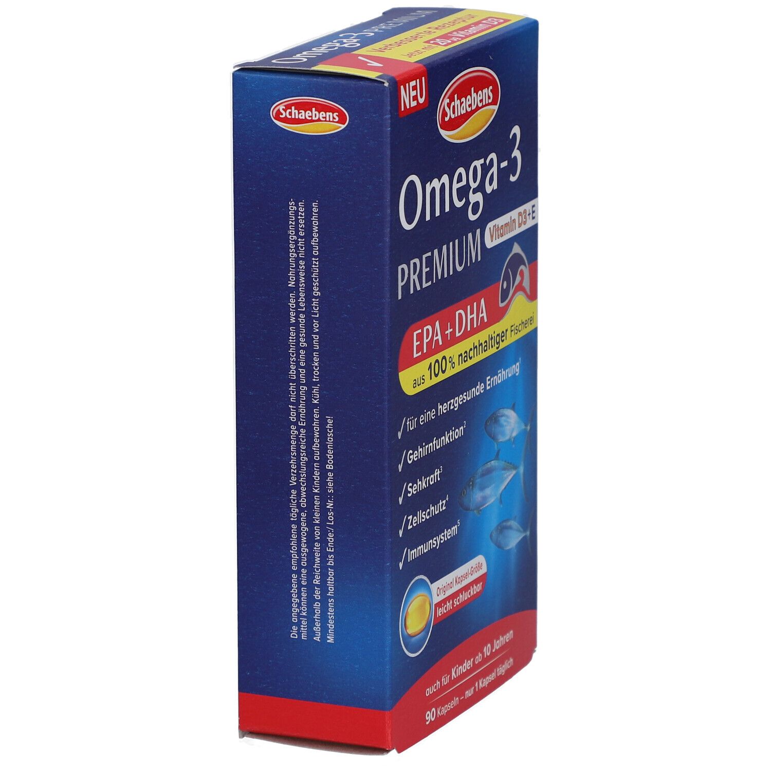 Schaebens Omega-3 Premium Kapseln 90 St