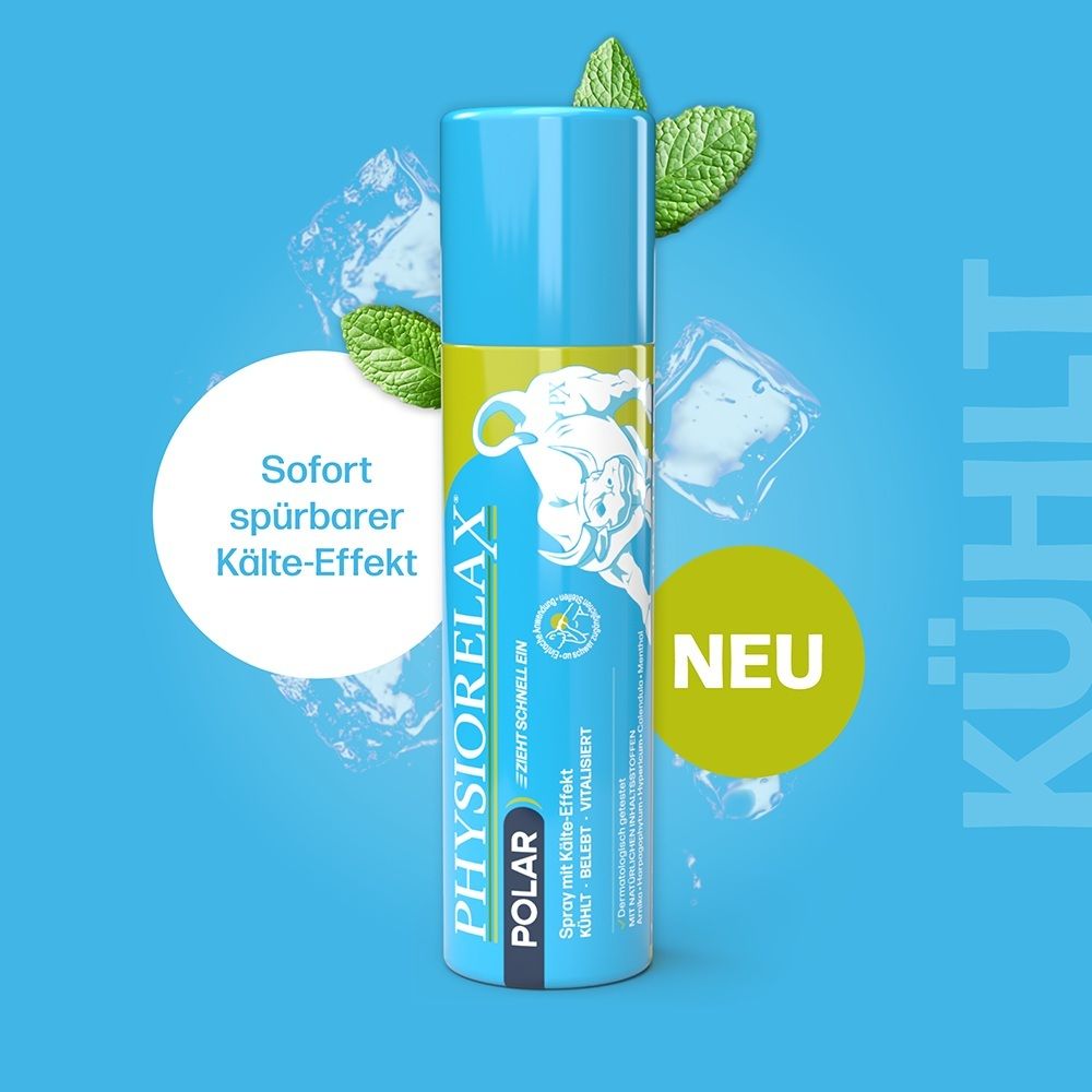 Physiorelax® POLAR Spray – kühlende & vitalisierende Pflege
